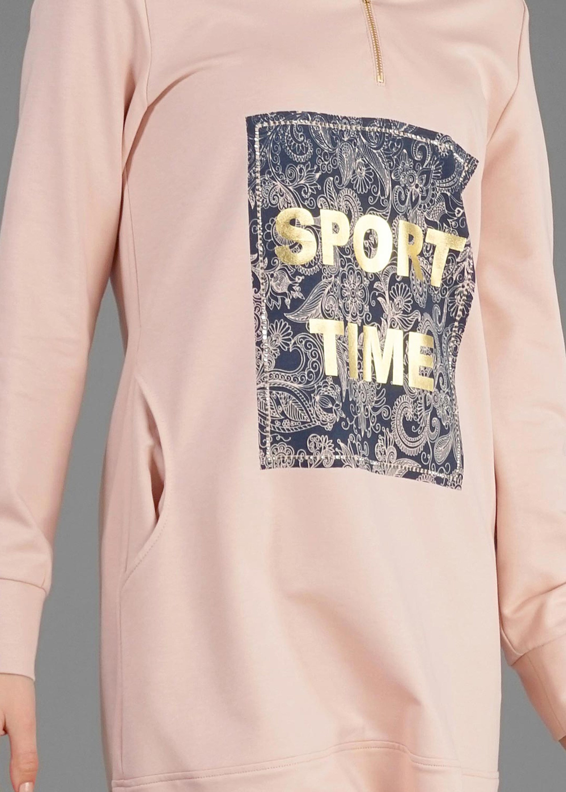 Tesettür giyim PUDRA 4317 Hilda Tesettür Eşofman Tunik 36/44(38-40)