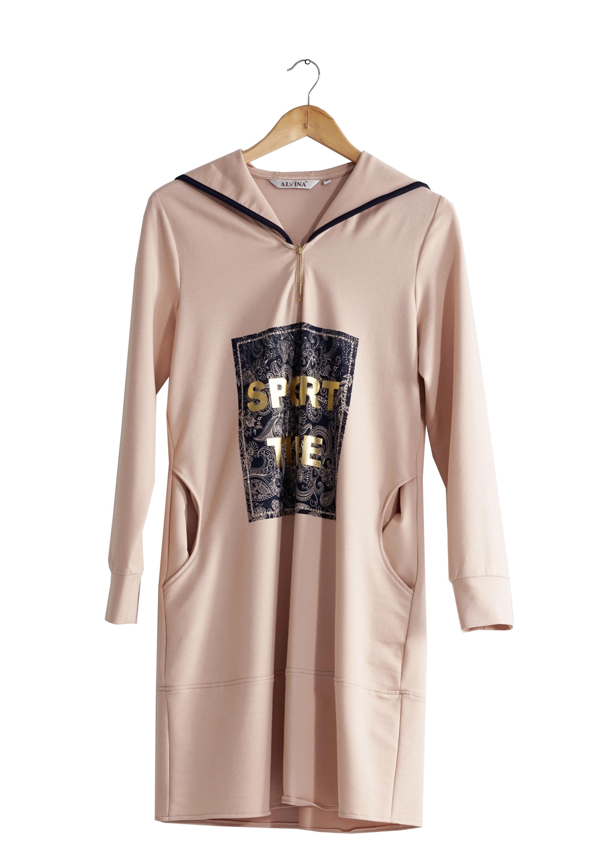 Tesettür giyim PUDRA 4317 Hilda Tesettür Eşofman Tunik 36/44(38-40)