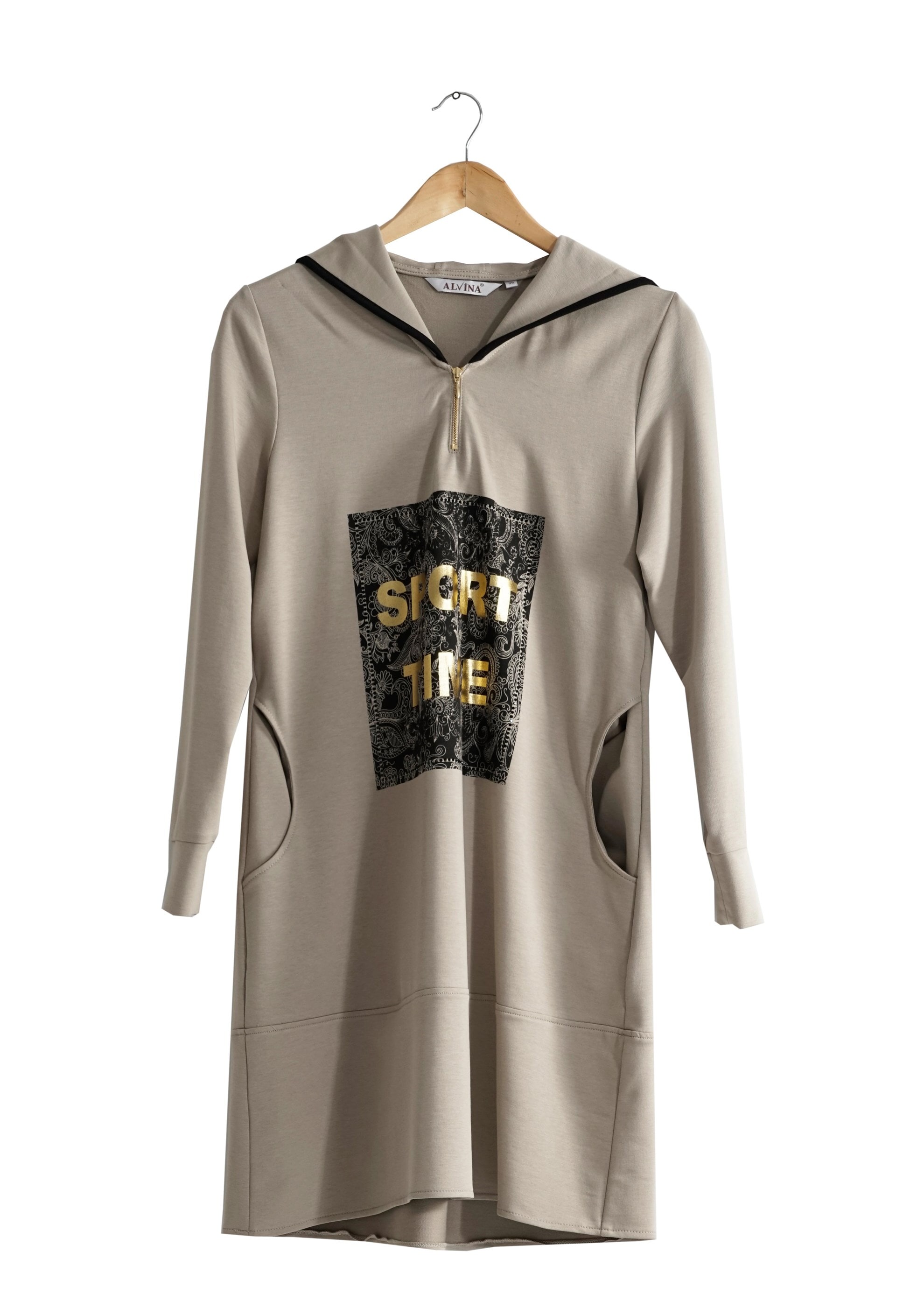 Tesettür giyim VİZON 4317 Hilda Tesettür Eşofman Tunik 36/44(38-40)