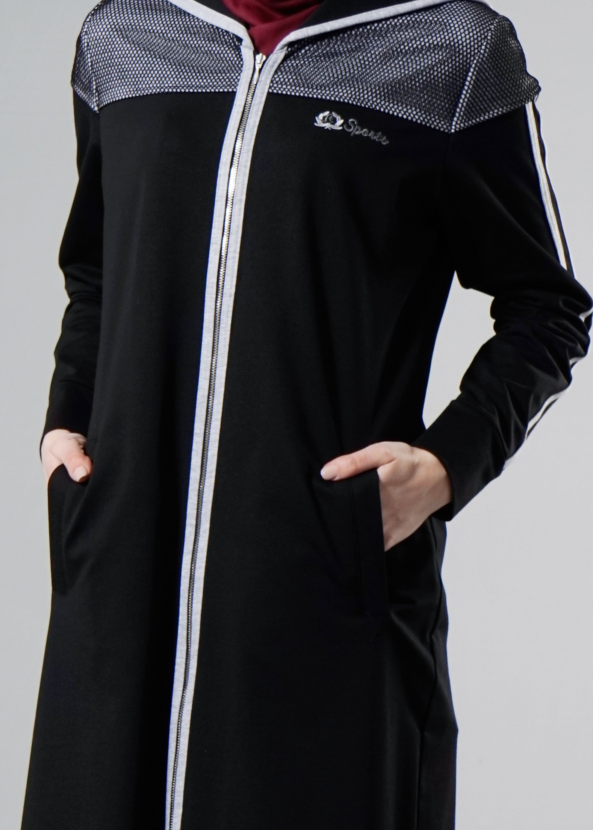 Tesettür giyim SİYAH 4319 HİLDA EŞOFMAN 38/48 TEK40