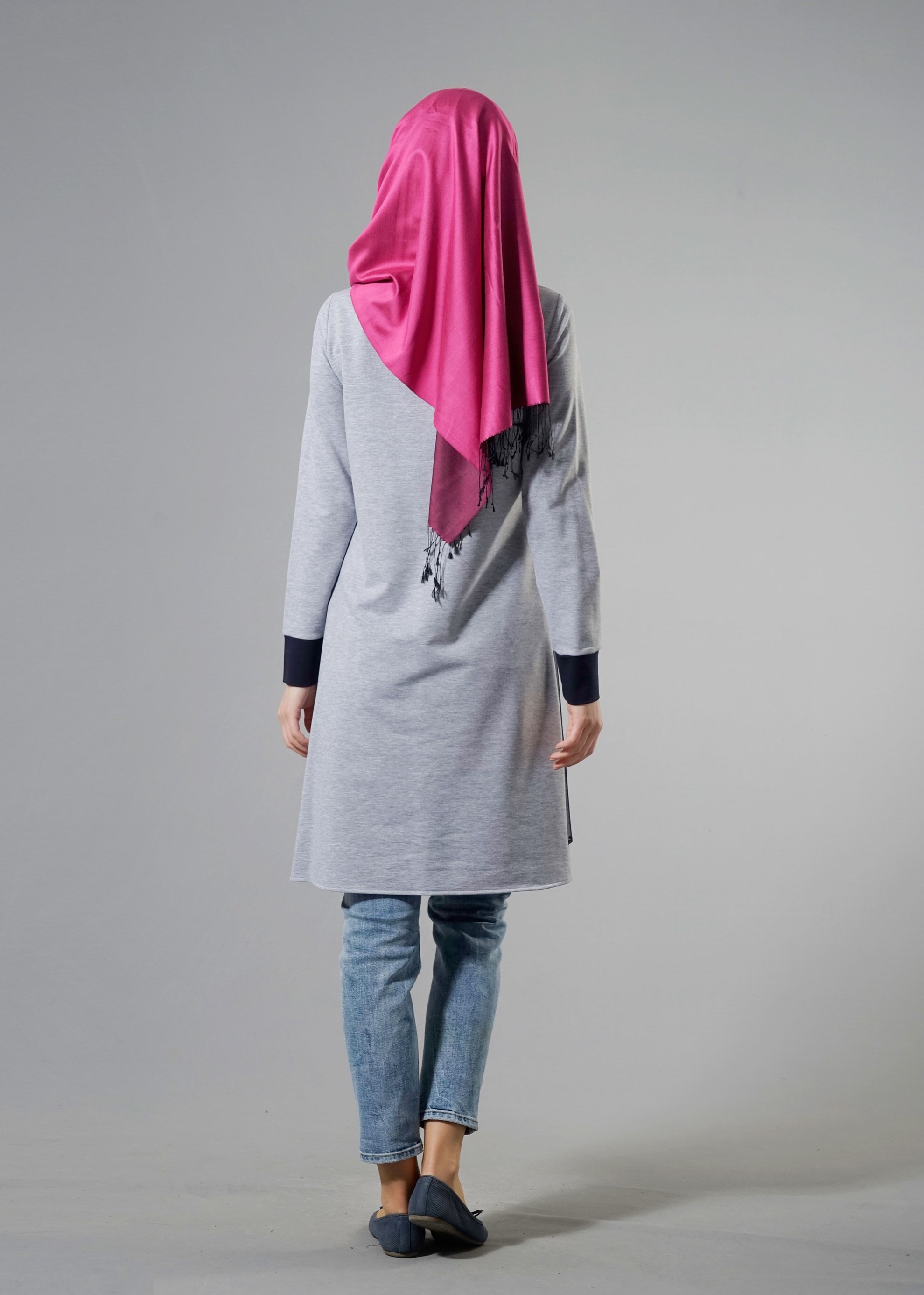 Tesettür giyim GRİ 4320 HİLDA EŞOFMAN 36/44(38-40) TEK42