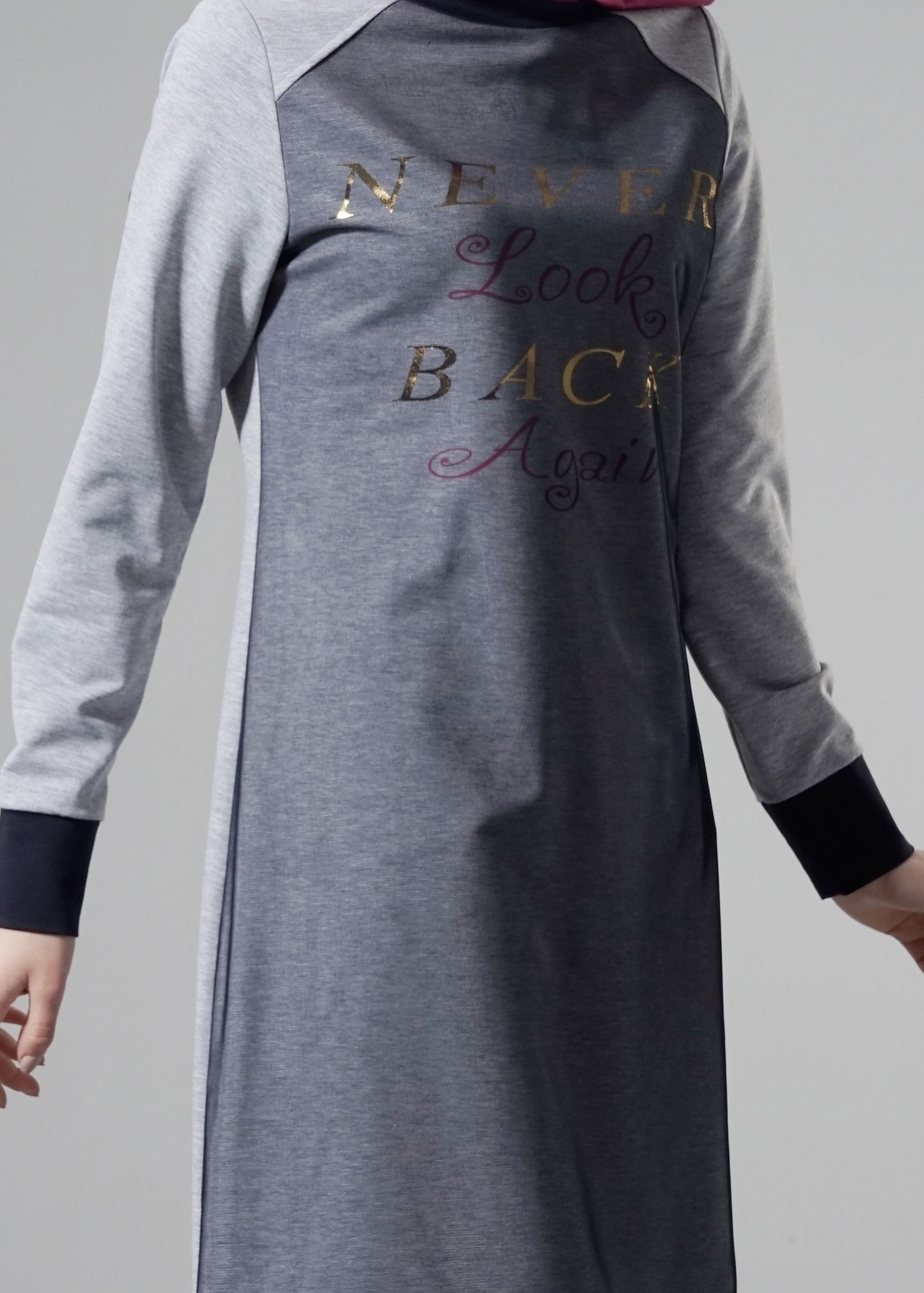 Tesettür giyim GRİ 4320 HİLDA EŞOFMAN 36/44(38-40) TEK42