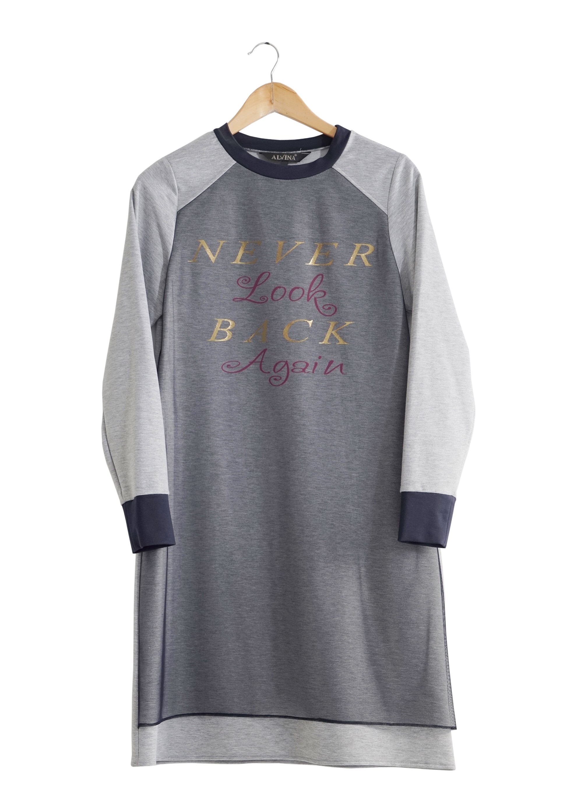 Tesettür giyim GRİ 4320 HİLDA EŞOFMAN 36/44(38-40) TEK42