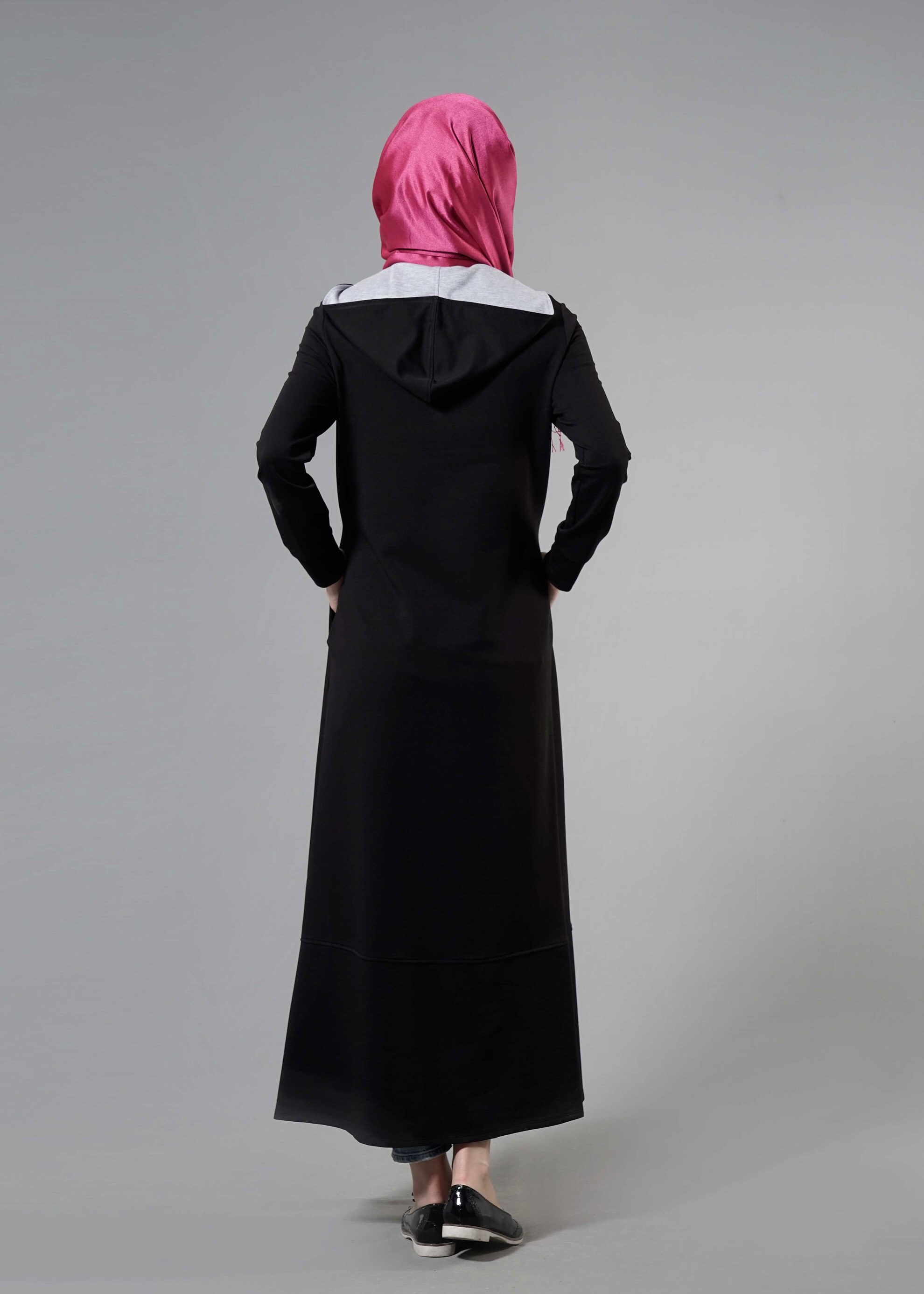 Tesettür giyim SİYAH 4322 Hilda Tesettür  Eşofman 36/44(38-40) TEK36