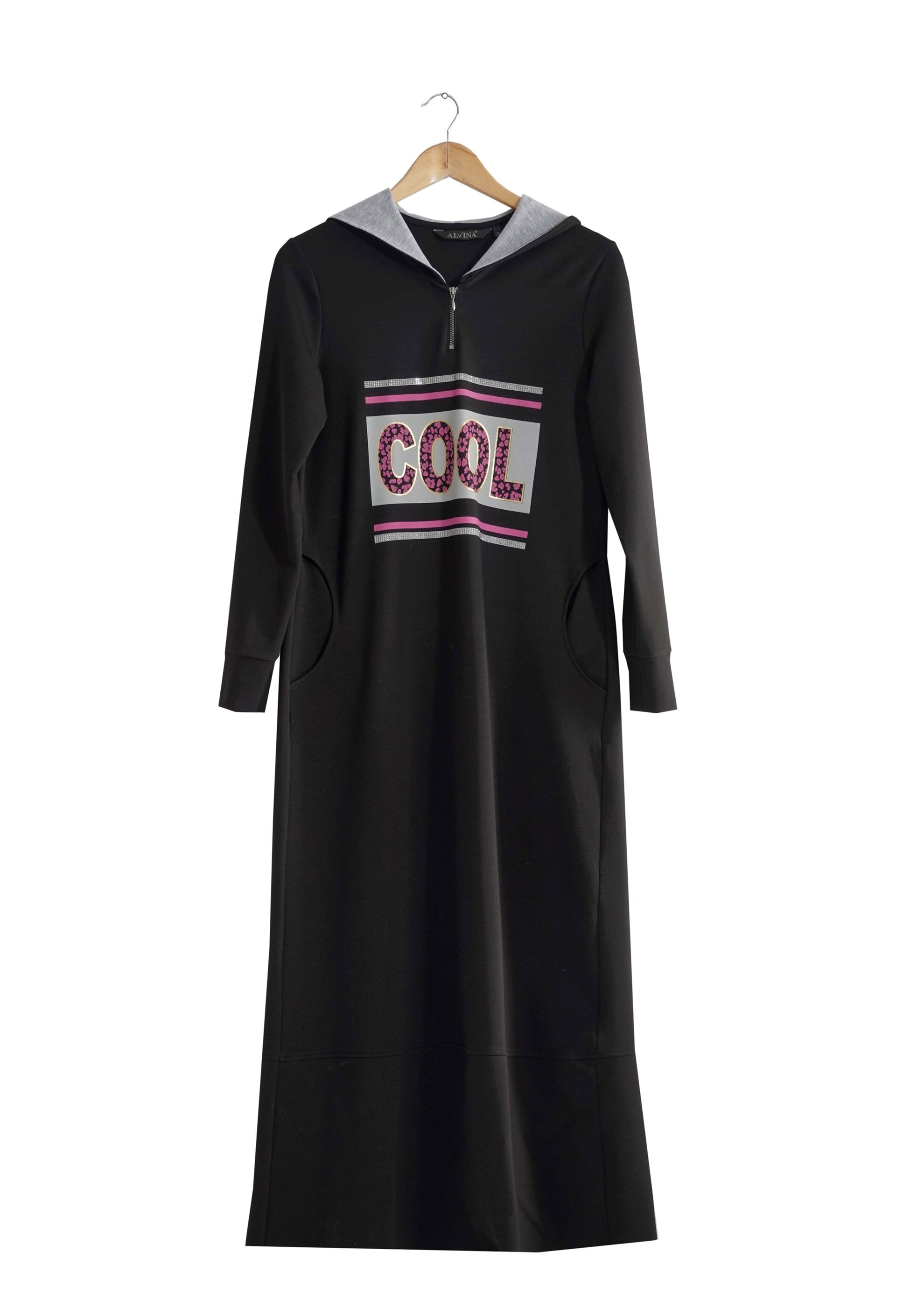 Tesettür giyim SİYAH 4322 Hilda Tesettür  Eşofman 36/44(38-40) TEK36