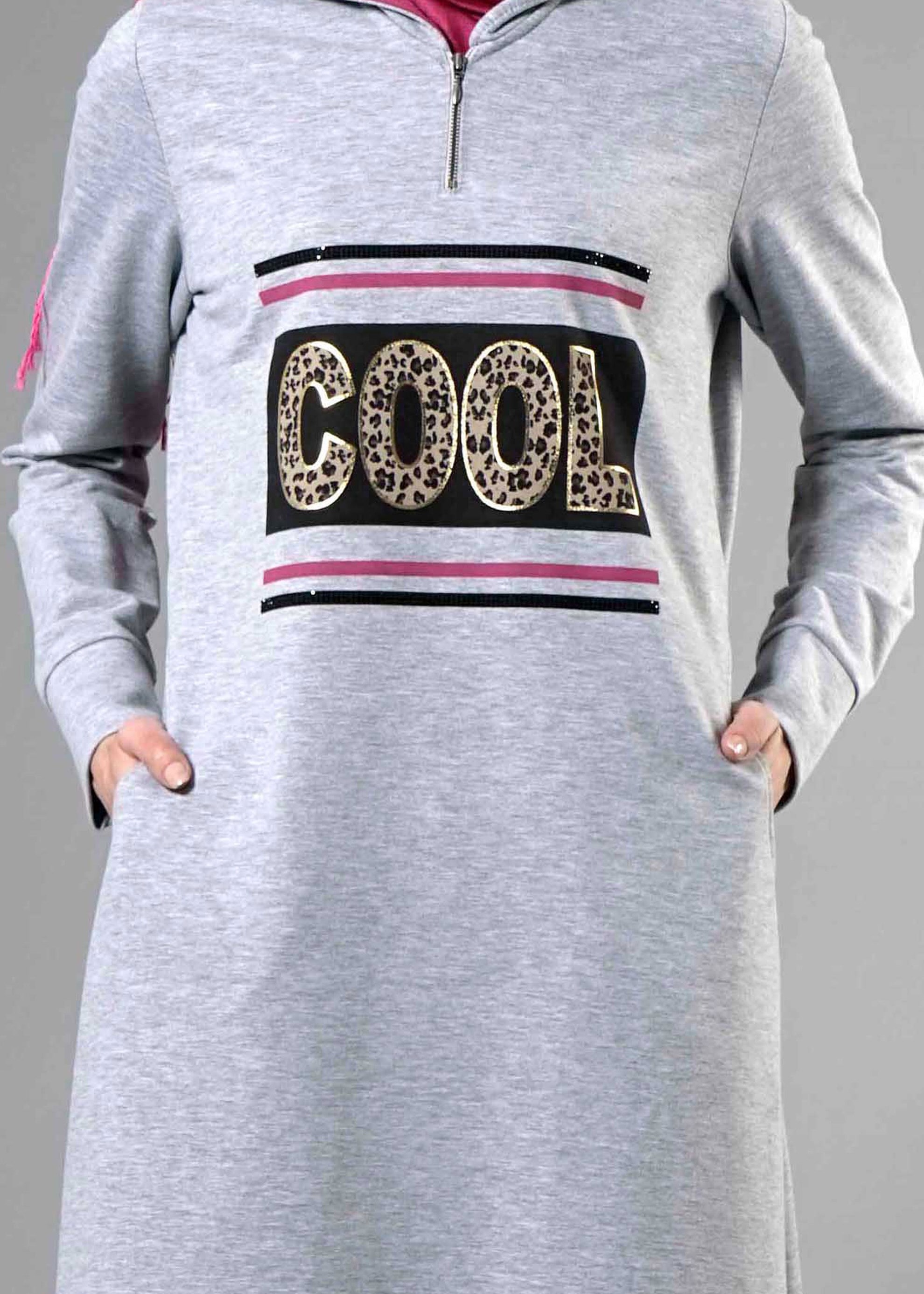 Tesettür giyim GRİ 4322 Hilda Tesettür  Eşofman 36/44(38-40) TEK36