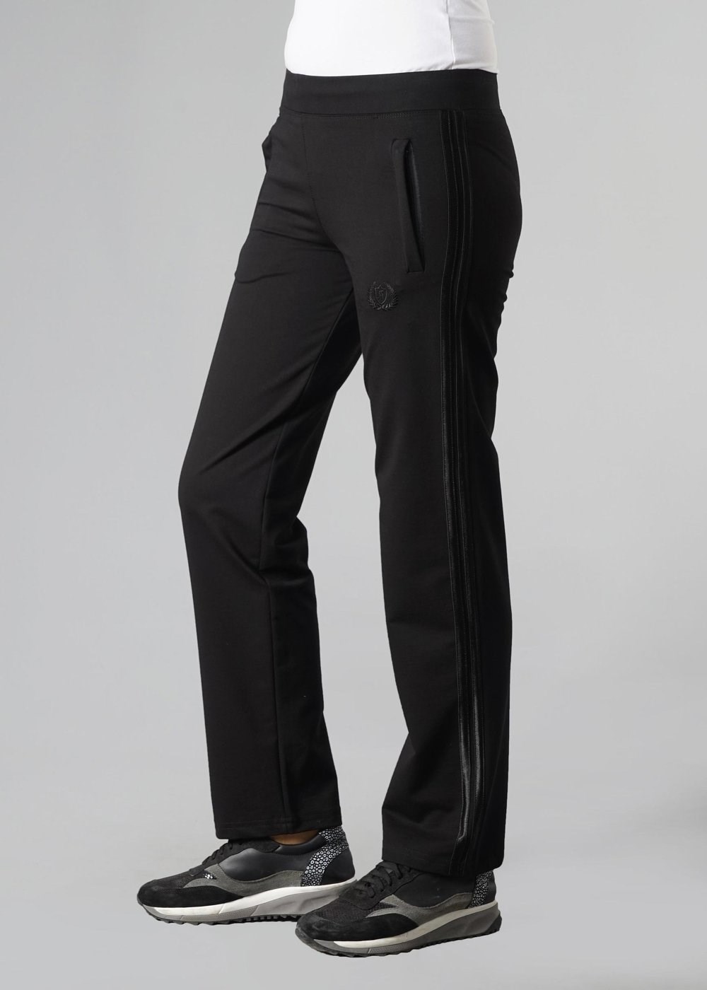 Tesettür giyim SİYAH YANLARI ŞERİTLİ EŞOFMAN ALTI 7935