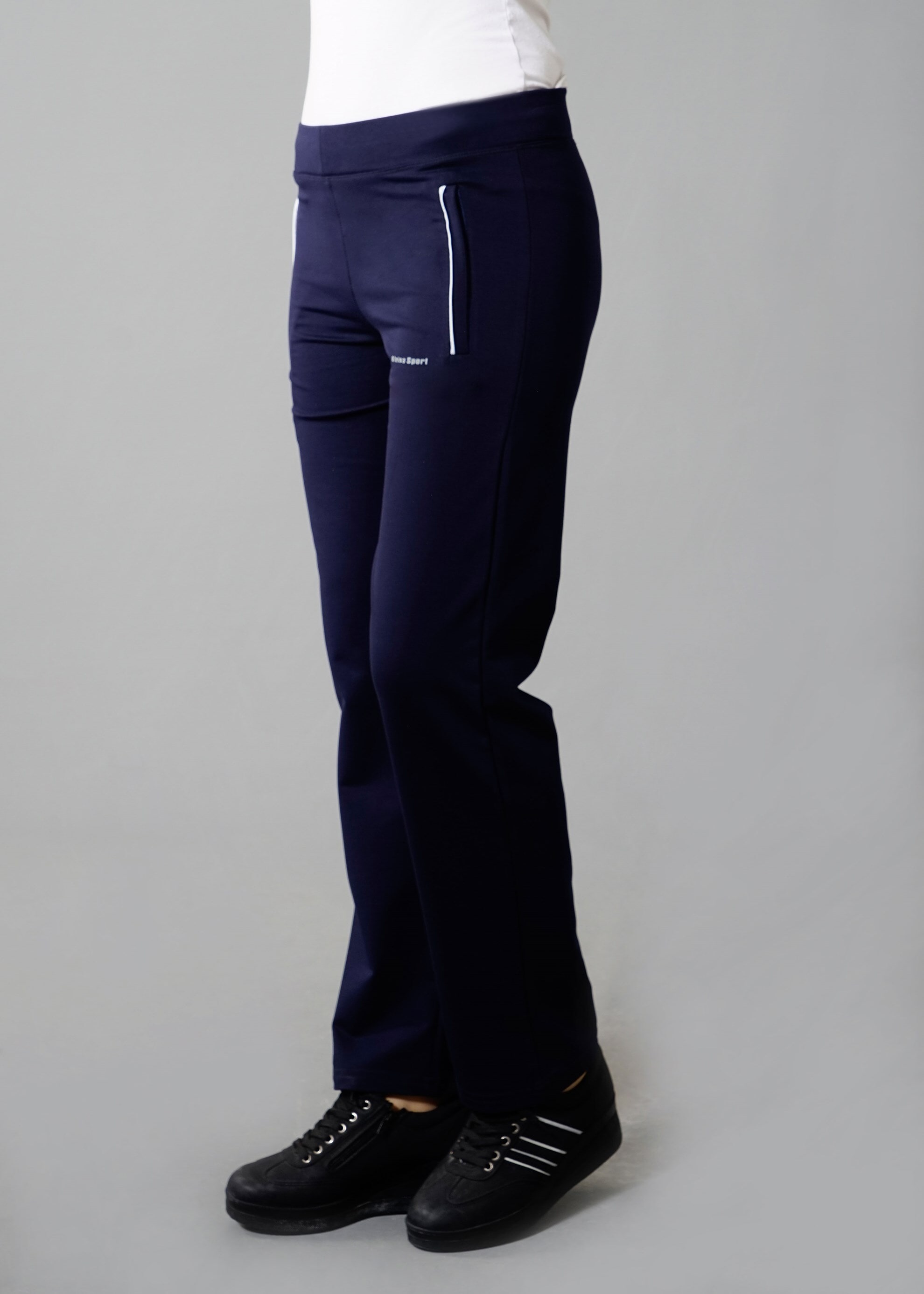 Tesettür giyim LACİVERT İKİ YANI CEPLİ PAMUKLU EŞOFMAN ALTI 7936