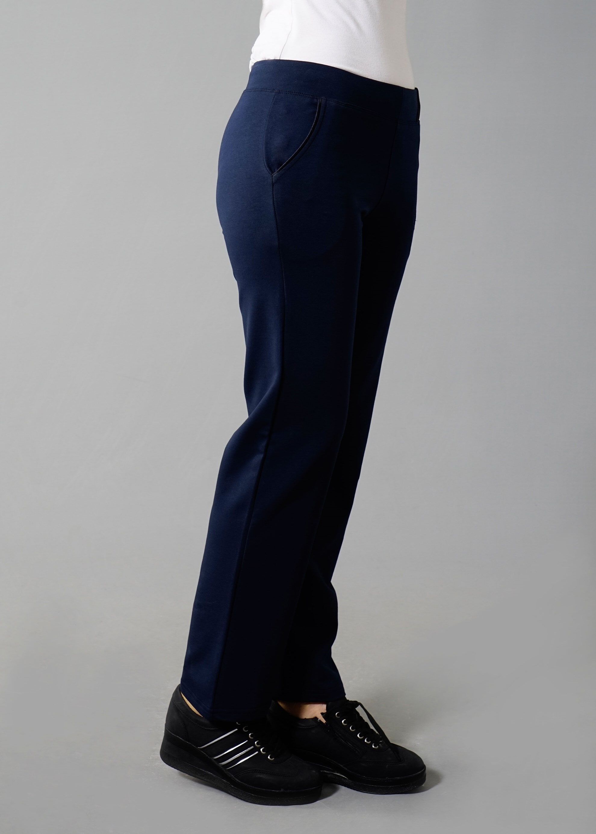 Tesettür giyim LACİVERT ARA BEL ARMALI EŞOFMAN ALTI 7937