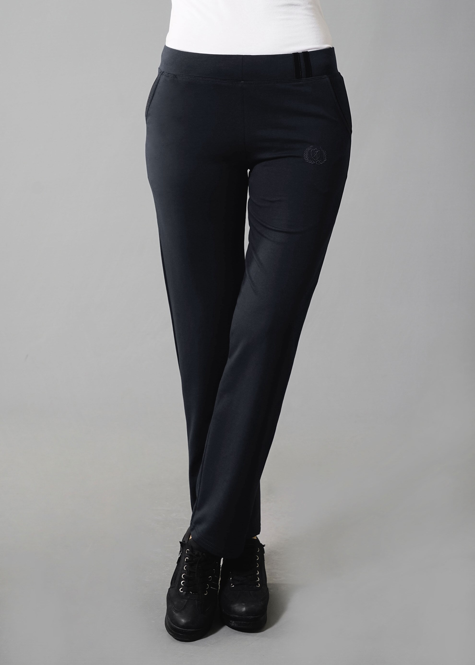 Tesettür giyim GRİ ARA BEL ARMALI EŞOFMAN ALTI 7937