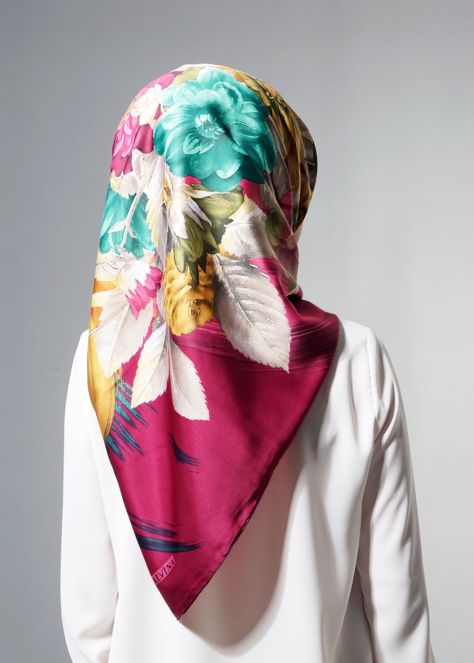 Tesettür giyim MÜRDÜM 12607 ALVİNA DESENLİ EŞARP