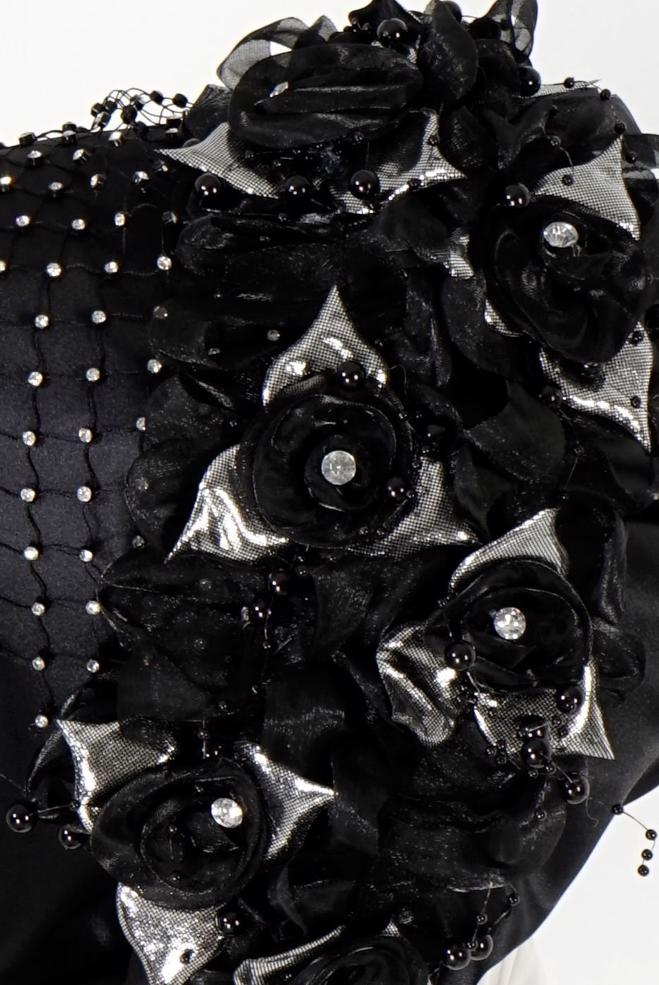 Vêtements hijab NOIR ÉCHARPE INSTANTANÉE ALVINA 101140 - ALVİNA