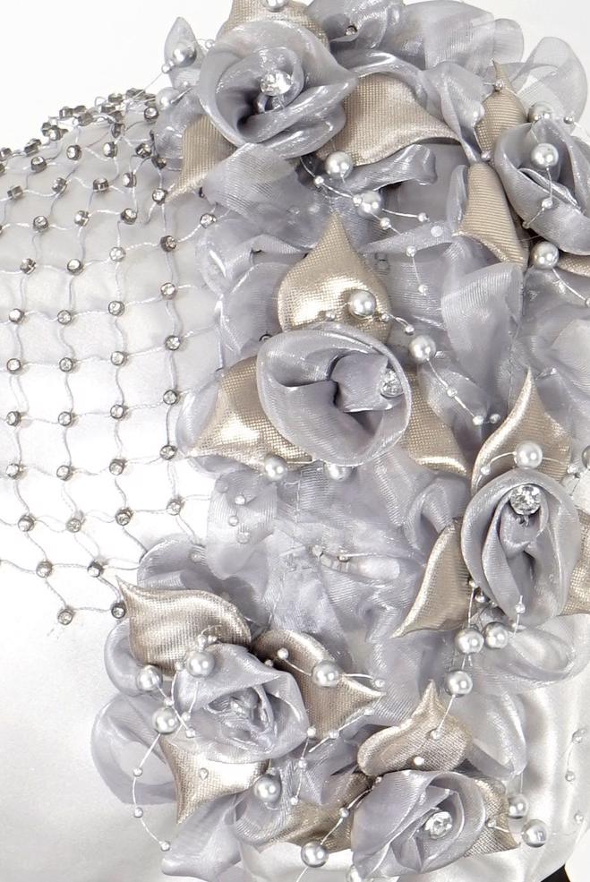 Vêtements hijab ARGENT ÉCHARPE INSTANTANÉE ALVINA 101140 - ALVİNA