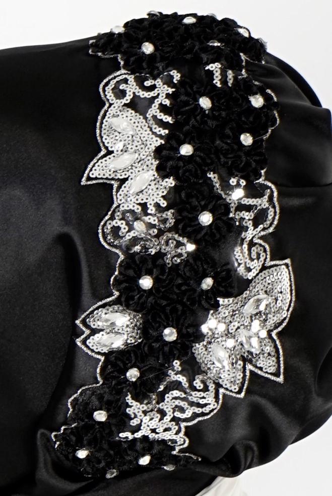 Vêtements hijab NOIR 106027 ALVİNA HAZIR EŞARP - ALVİNA