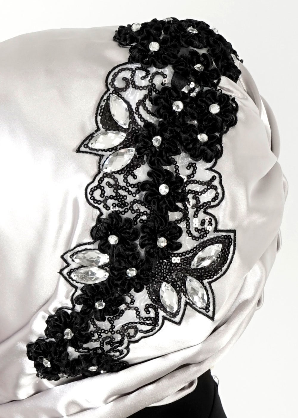 Vêtements hijab ARGENT 106027 ALVİNA HAZIR EŞARP