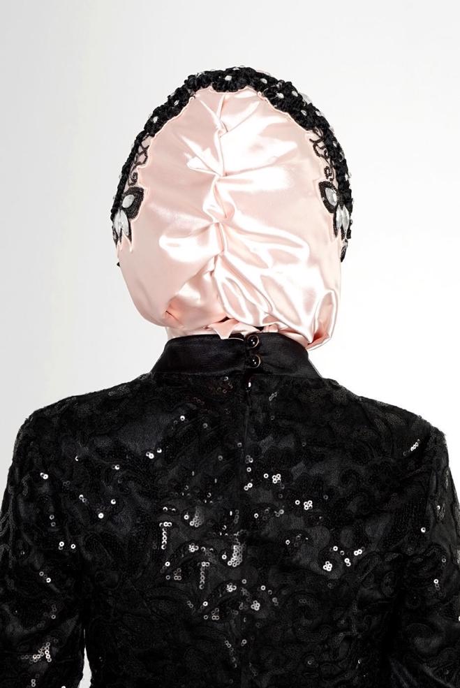 Vêtements hijab POUDRE 106027 ALVİNA HAZIR EŞARP - ALVİNA