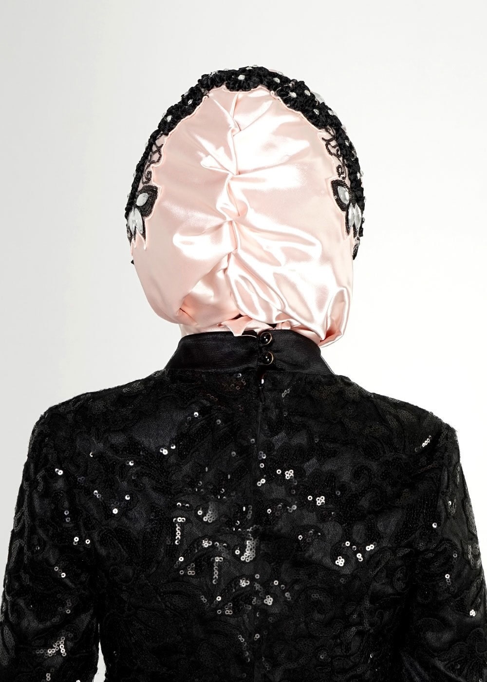 Vêtements hijab POUDRE 106027 ALVİNA HAZIR EŞARP