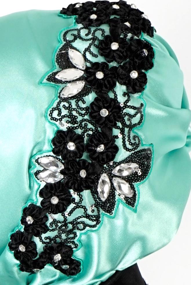 Vêtements hijab VERT 106027 ALVİNA HAZIR EŞARP - ALVİNA