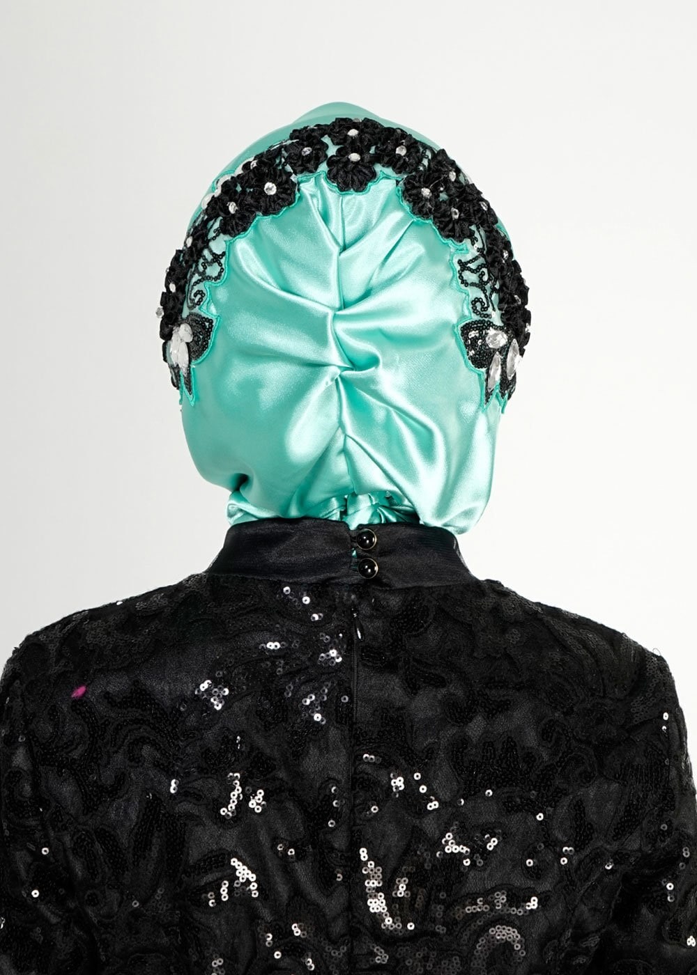 Hijab clothing GREEN 106027 ALVİNA HAZIR EŞARP