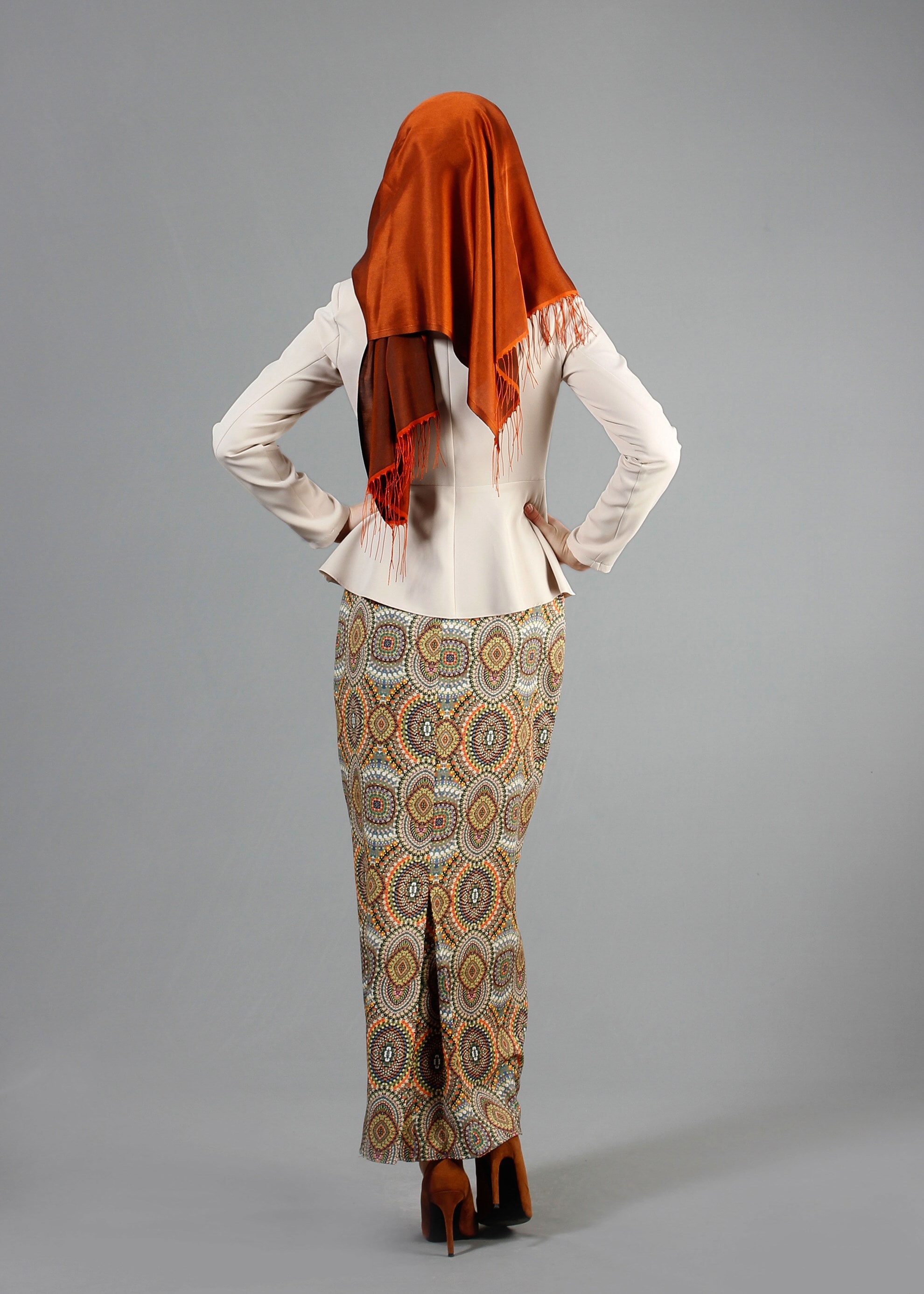 Tesettür giyim HAKİ 6831 Picante Tesettür Etek 36/44(38/40) TEK38