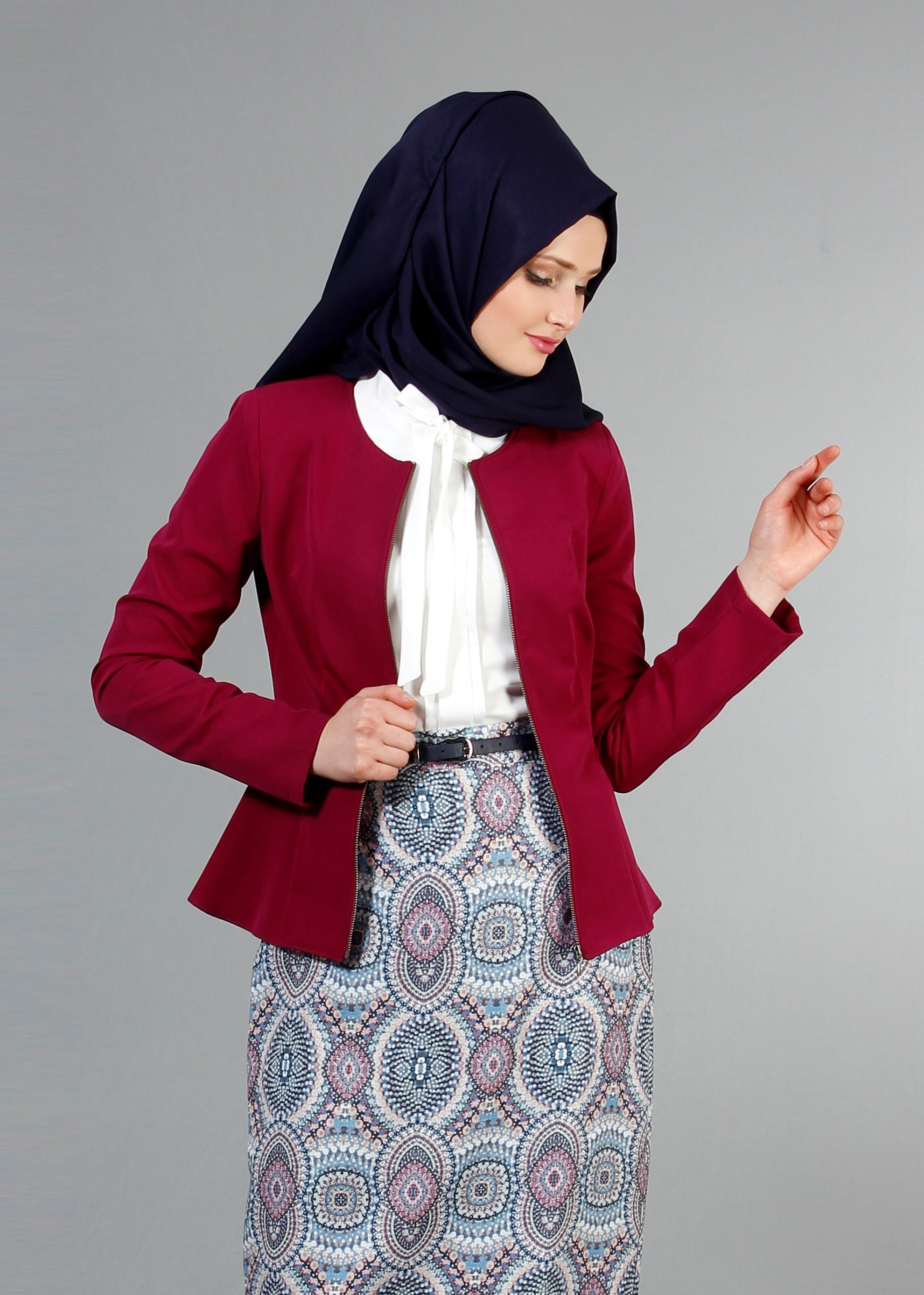 Tesettür giyim MAVİ 6831 Picante Tesettür Etek 36/44(38/40) TEK38