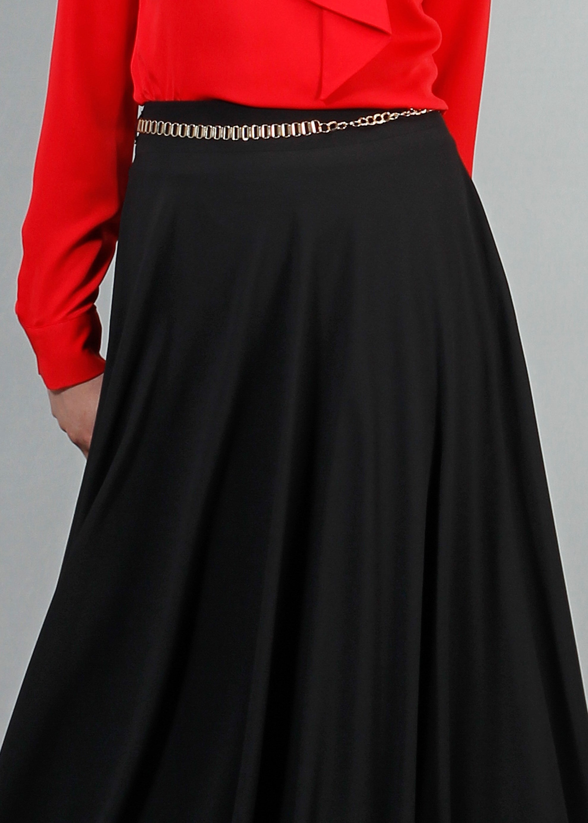 Tesettür giyim SİYAH 6832 Nişantaşı Tesettür Etek 36/44(38/40) TEK38