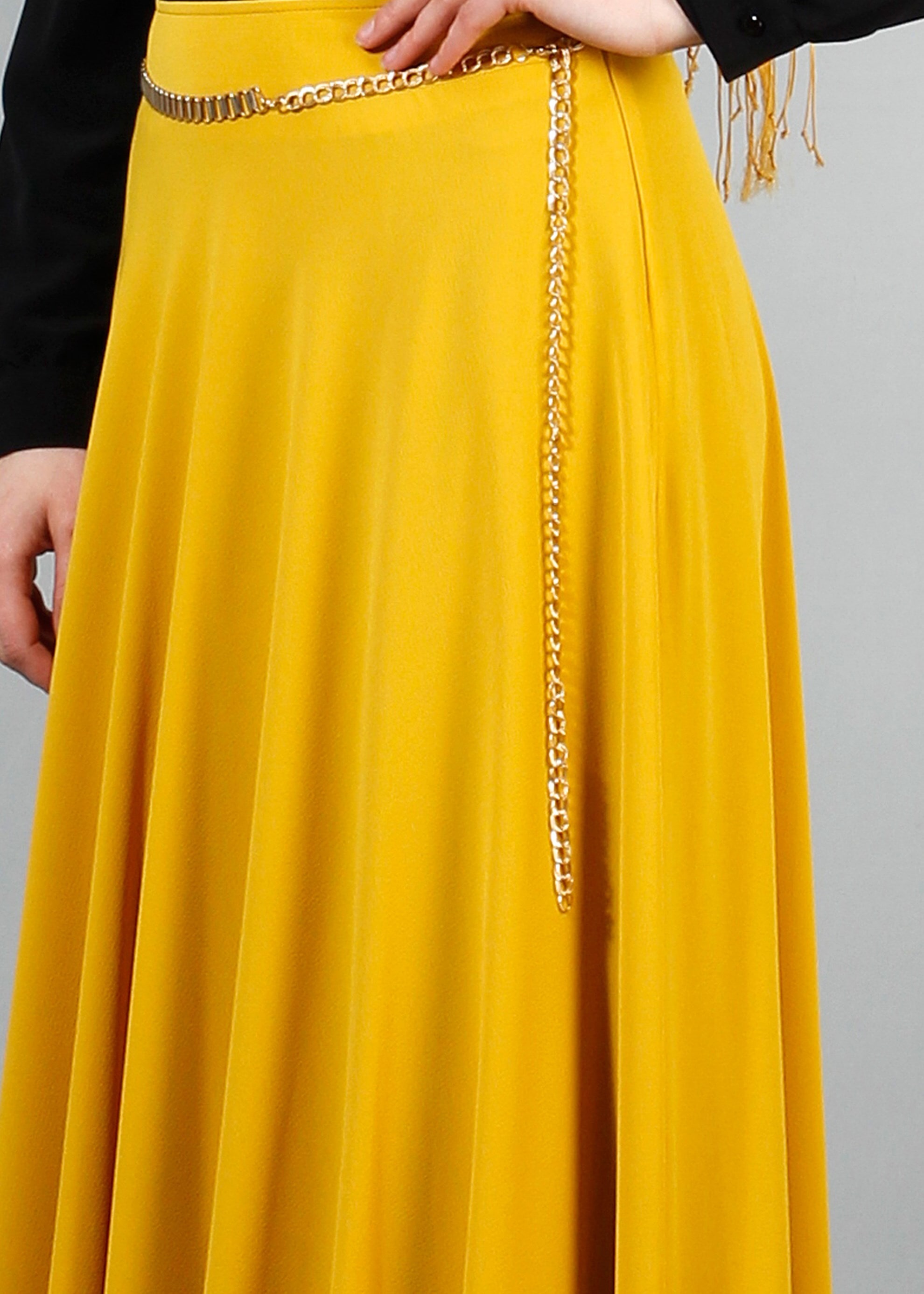 Tesettür giyim SARI 6832 Nişantaşı Tesettür Etek 36/44(38/40) TEK38