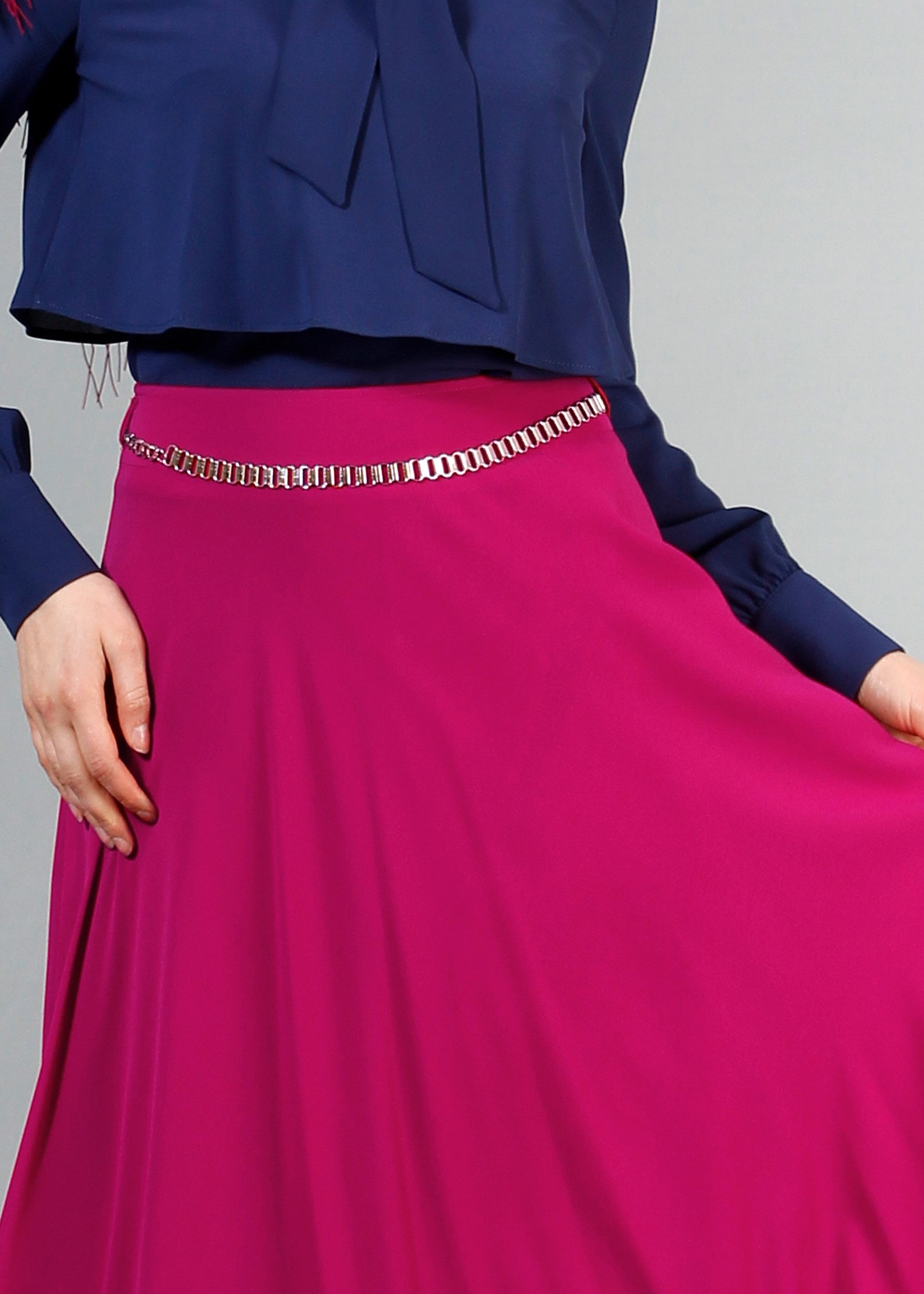 Tesettür giyim FUŞYA 6832 Nişantaşı Tesettür Etek 36/44(38/40) TEK38