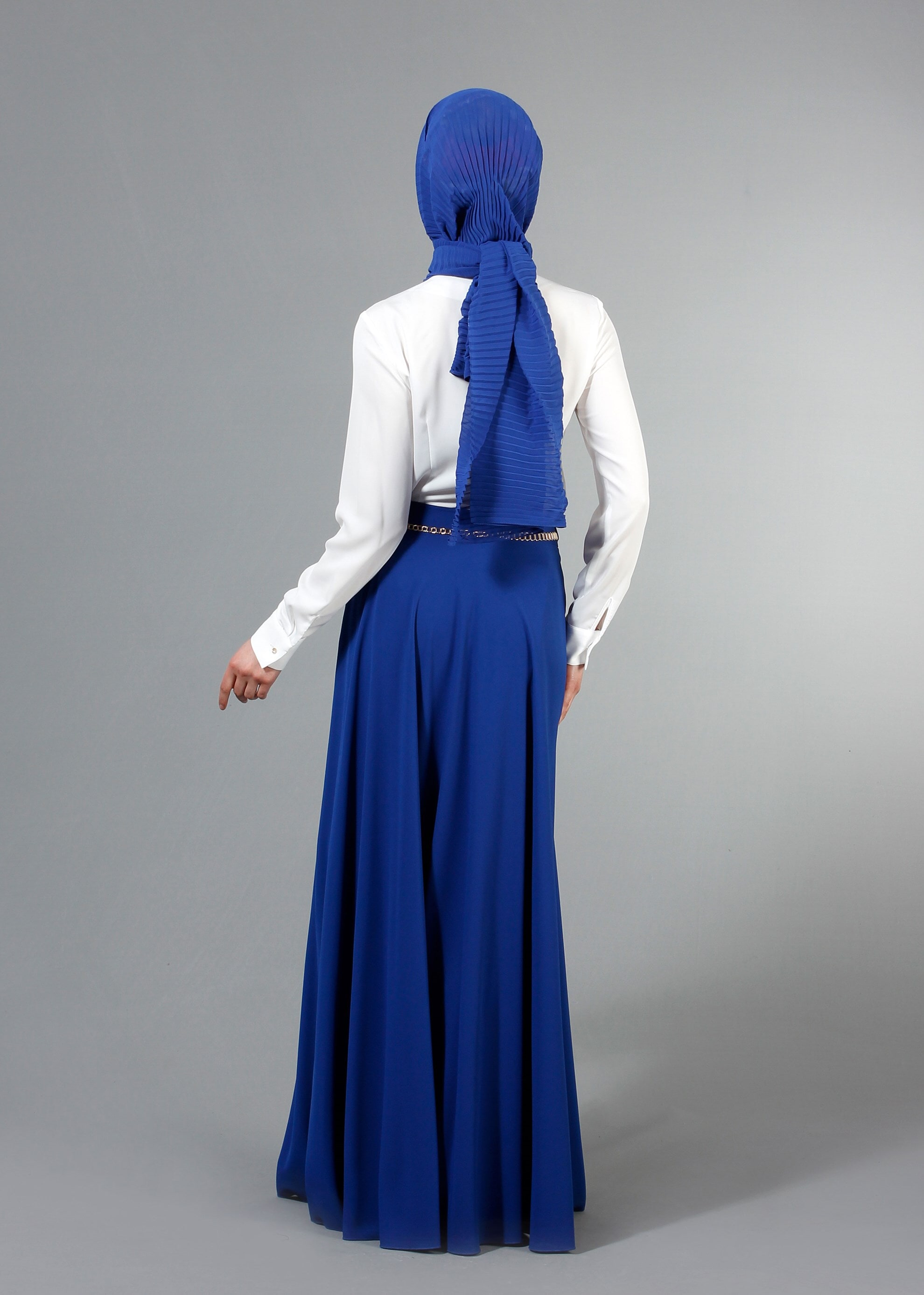 Tesettür giyim LACİVERT 6832 Nişantaşı Tesettür Etek 36/44(38/40) TEK38