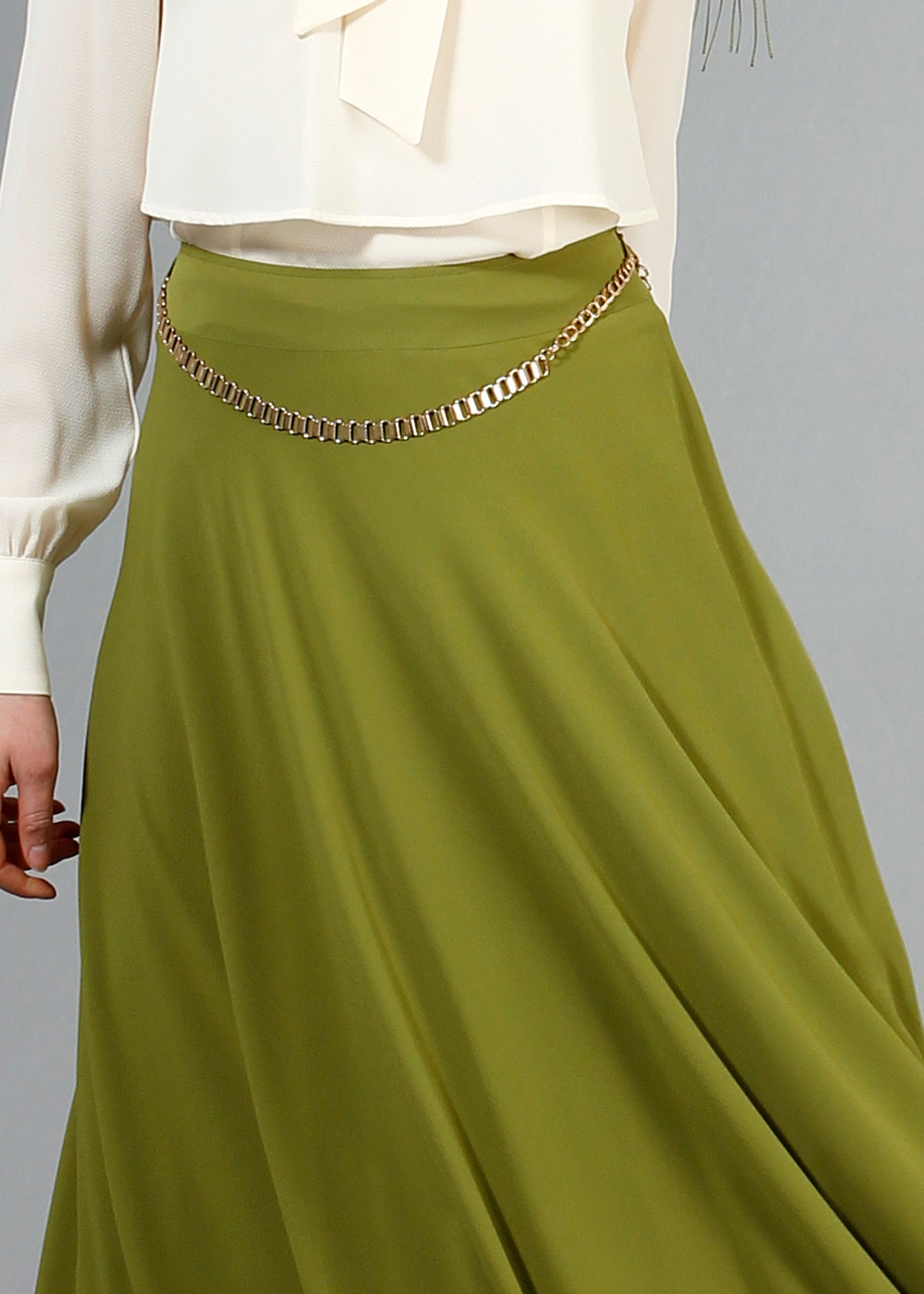 Tesettür giyim YEŞİL 6832 Nişantaşı Tesettür Etek 36/44(38/40) TEK38