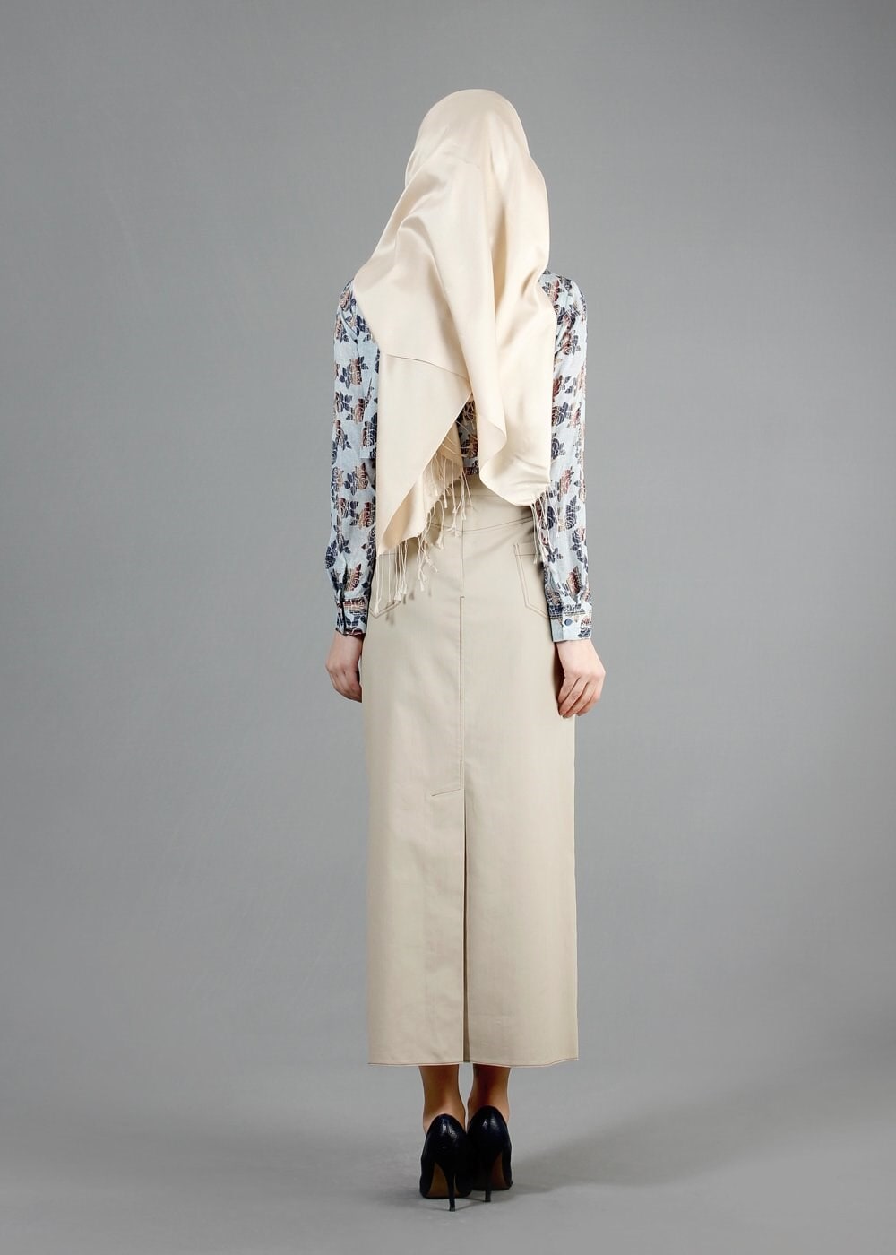 Tesettür giyim BEJ 6838 Owen Tesettür Etek 38/46 TEK38