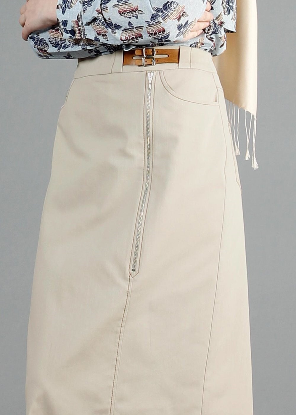 Tesettür giyim BEJ 6838 Owen Tesettür Etek 38/46 TEK38