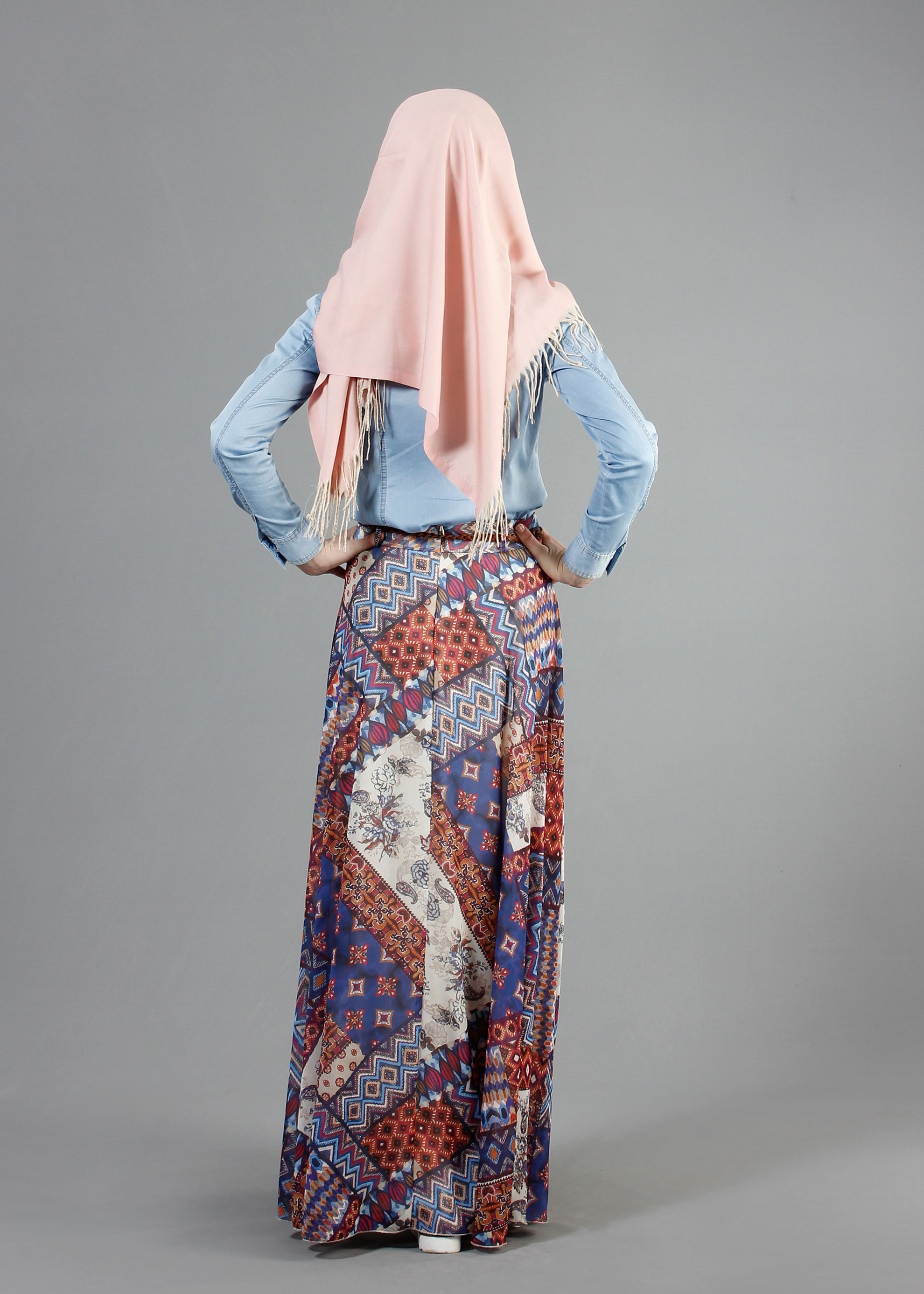 Tesettür giyim LACİVERT 6839 Mars Tesettür Etek 36/44(38/40) TEK42