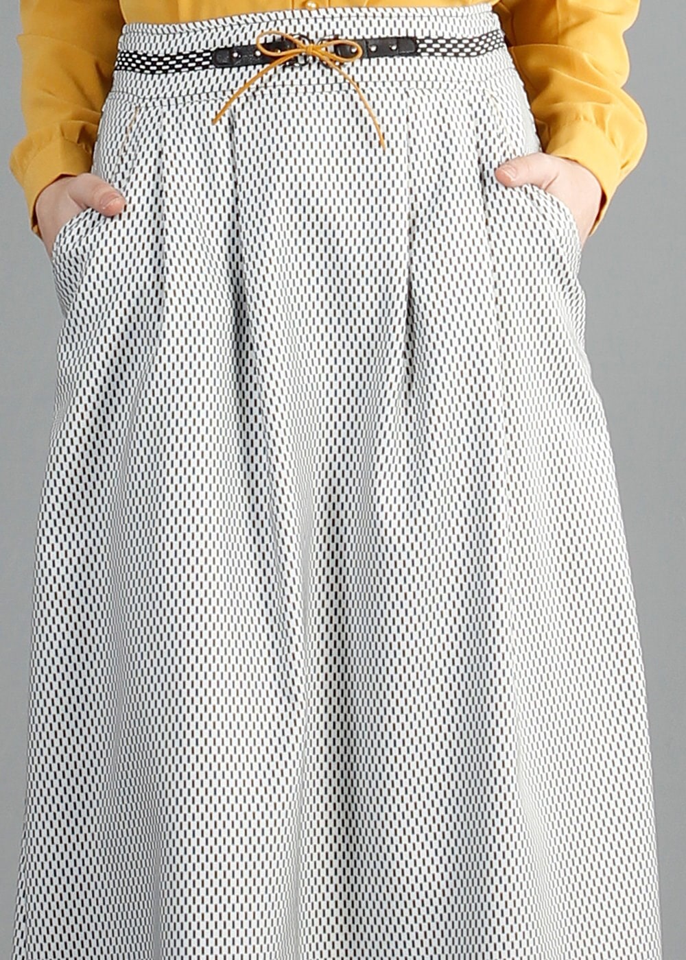 Tesettür giyim SİYAH 6843 G-706 Tesettür Etek 36/42(38-40)