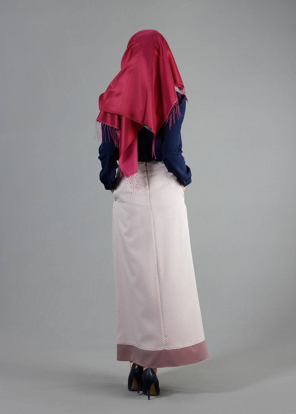 Tesettür giyim FUŞYA 6843 G-706 Tesettür Etek 36/42(38-40)