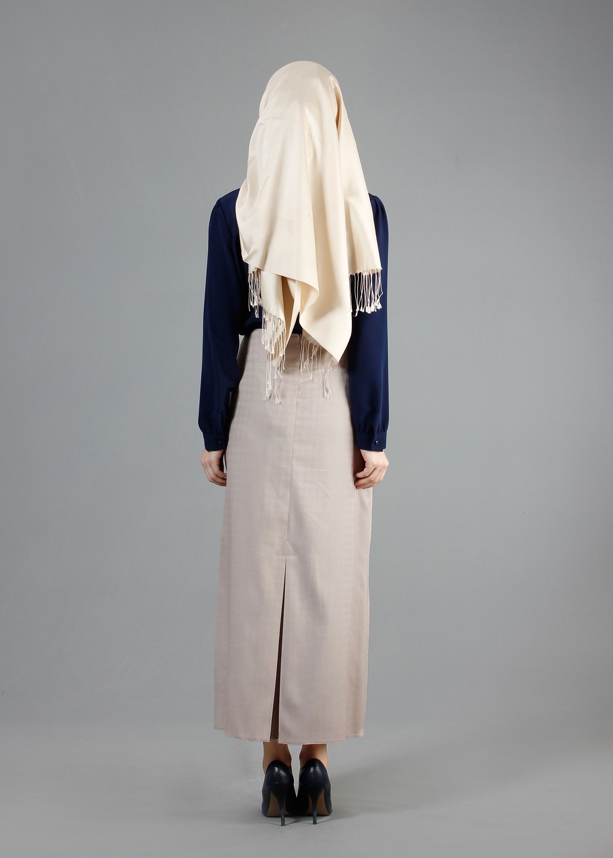 Tesettür giyim BEJ 6851 Estela Tesettür 10300 Etek  38/44