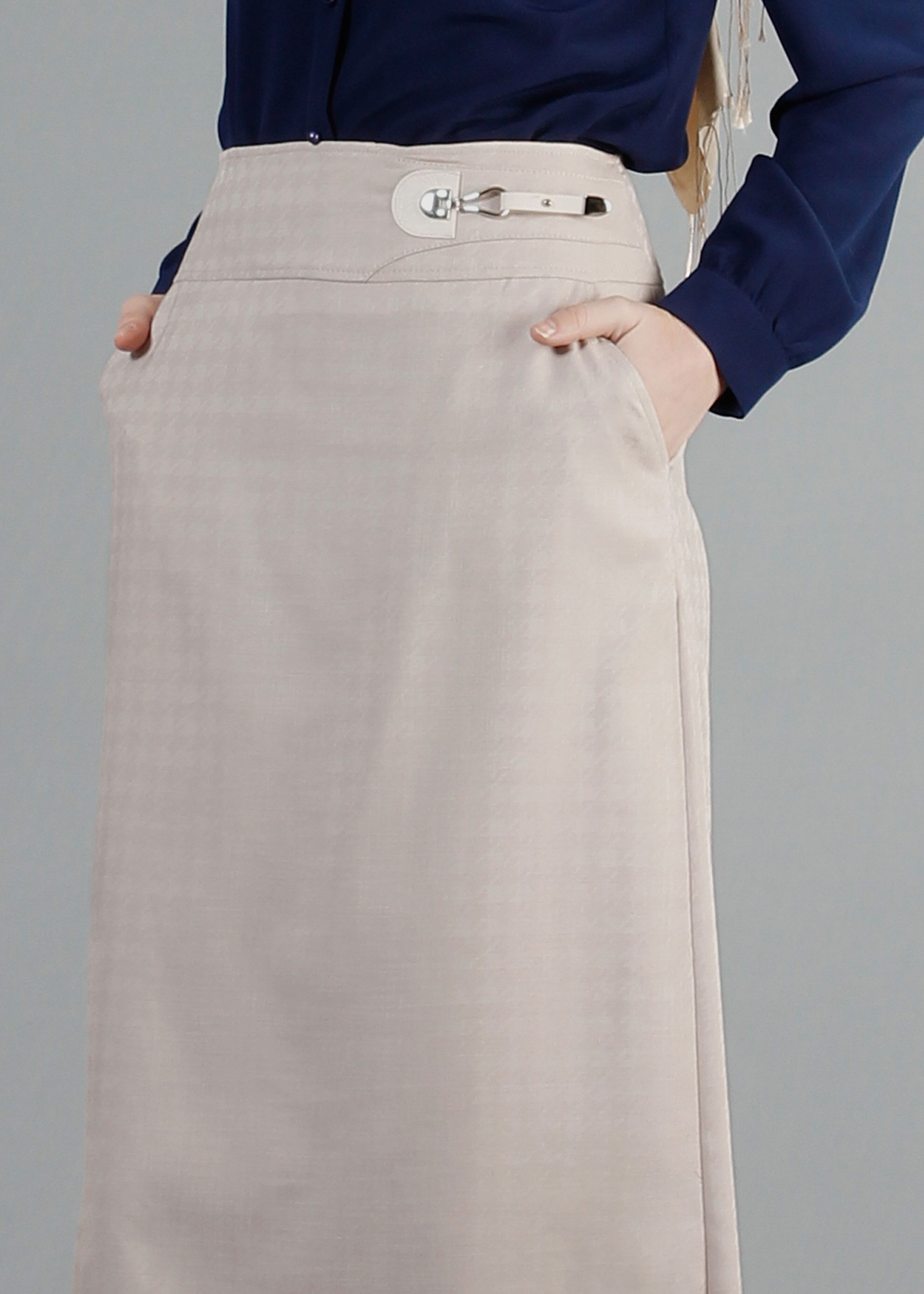 Tesettür giyim BEJ 6851 Estela Tesettür 10300 Etek  38/44