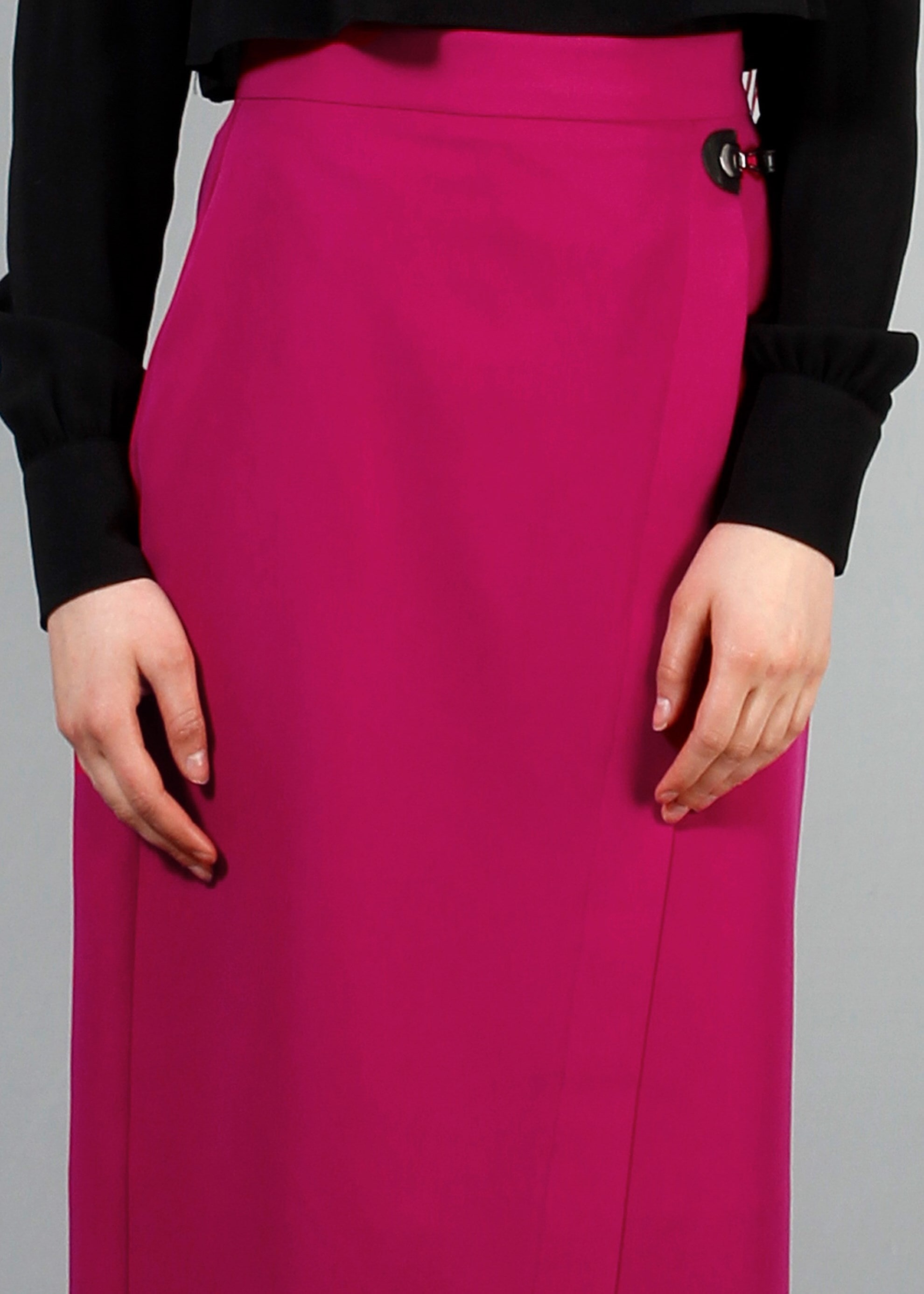 Tesettür giyim FUŞYA 6853 Dilma Tesettür Etek 38/44 TEK36