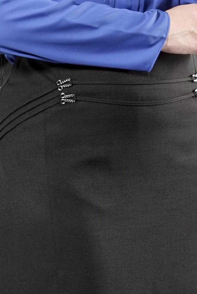 Vêtements hijab NOIR 6861 NEW SHİNE ETEK 44/52 - ALVİNA