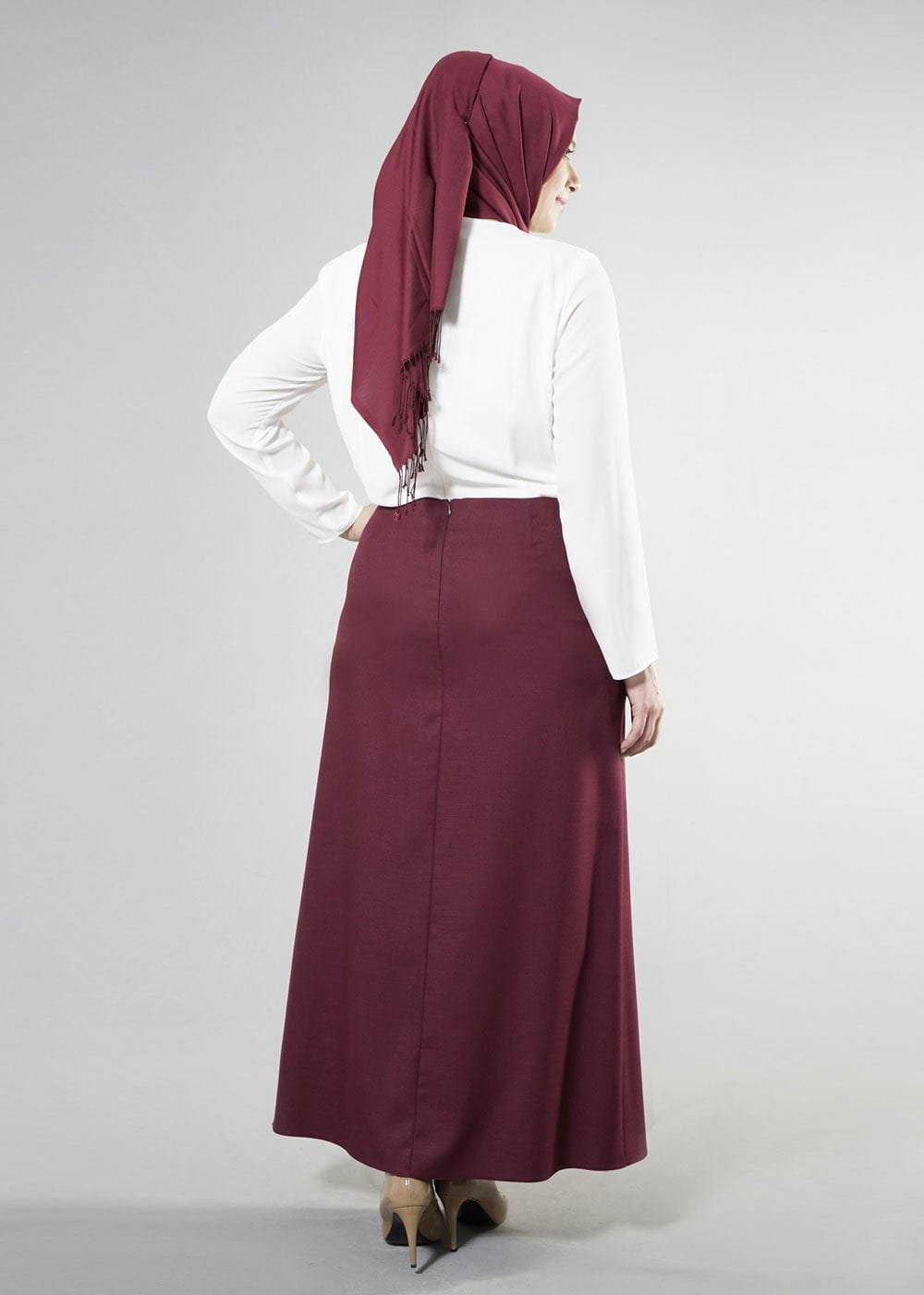 Tesettür giyim MÜRDÜM 6861 NEW SHİNE ETEK 44/52