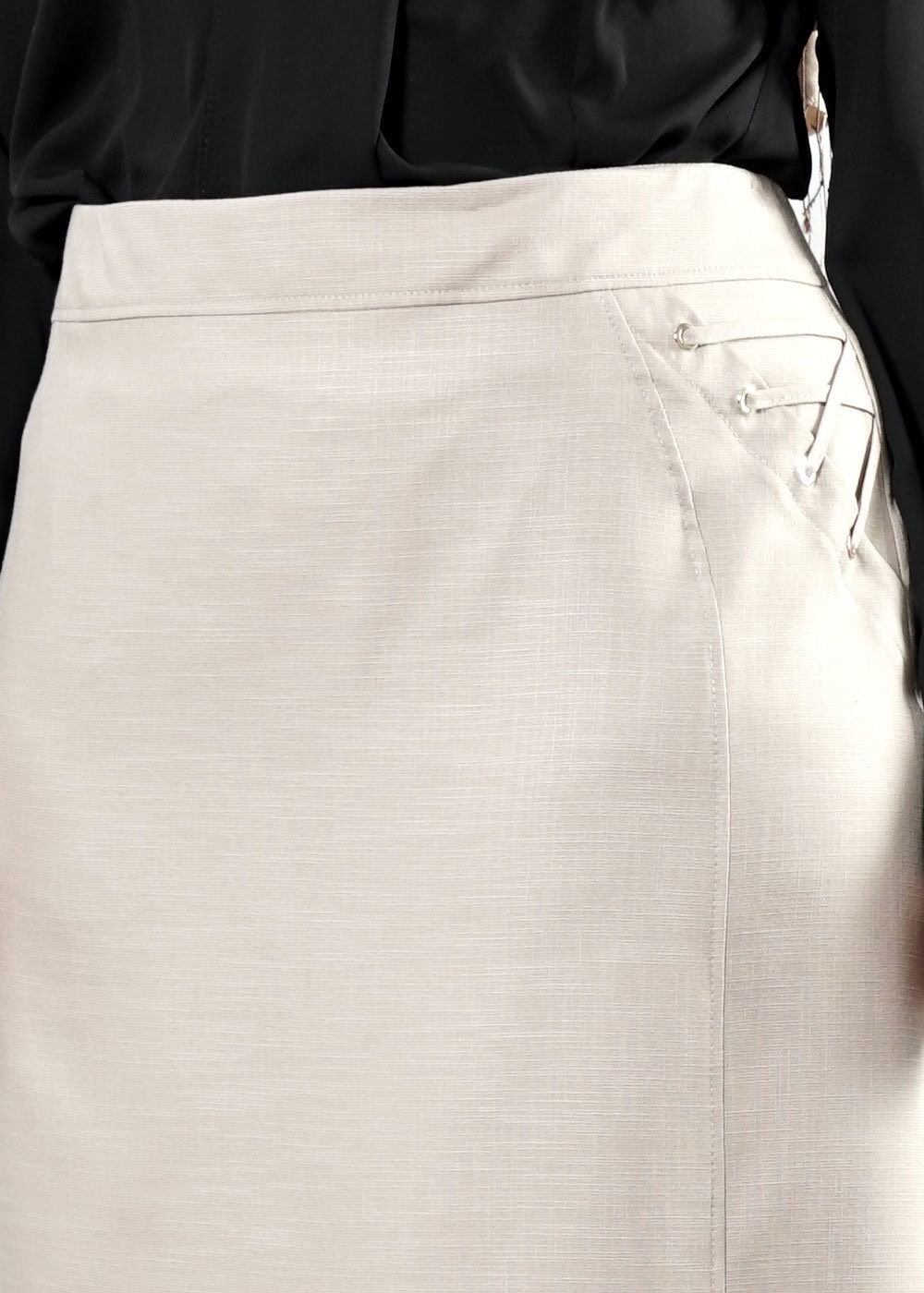 Tesettür giyim BEJ 6862 NEW SHİNE ETEK 44/52 TEK42