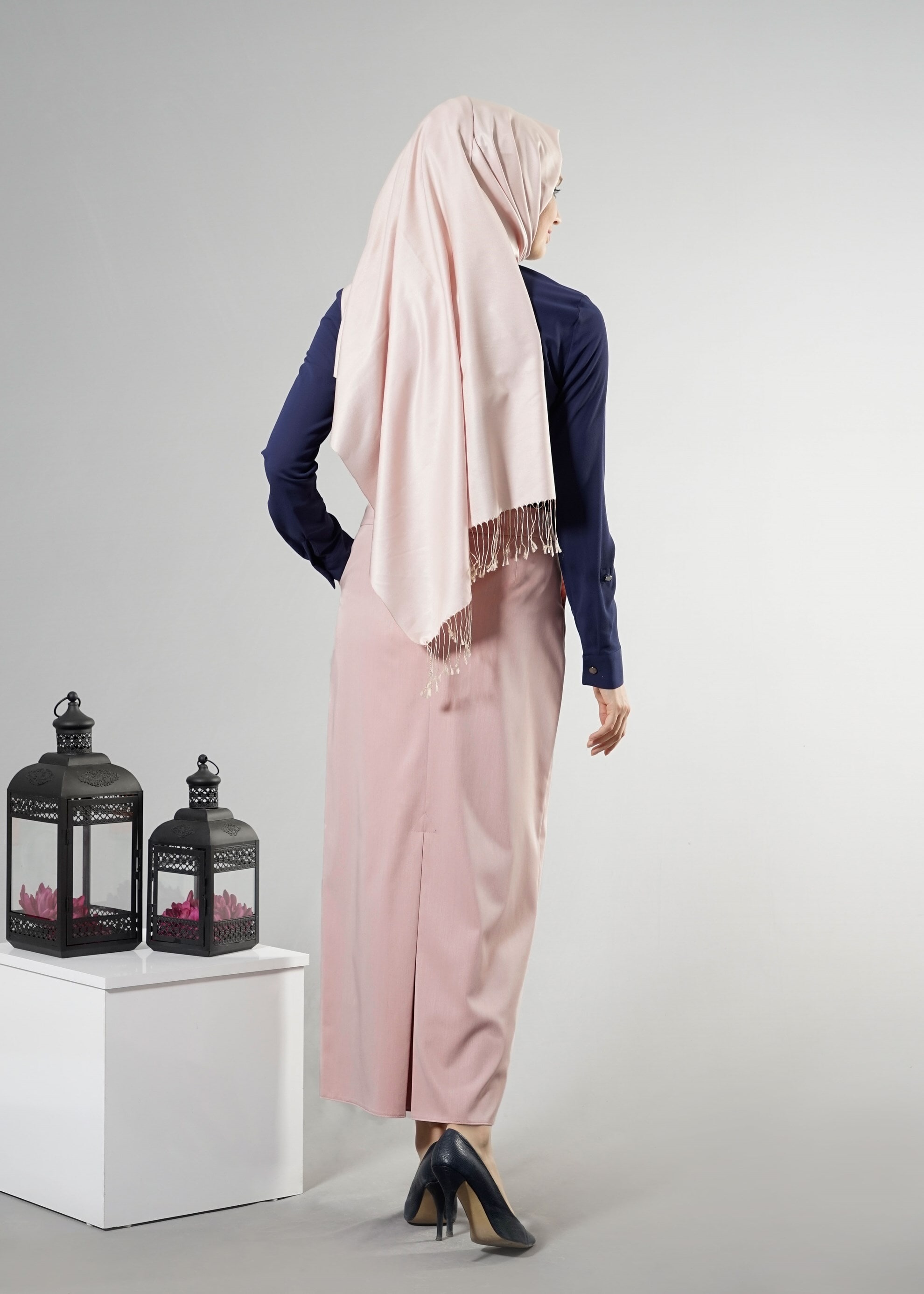 Tesettür giyim PUDRA 6864 Dulce Tesettür Etek 38/48