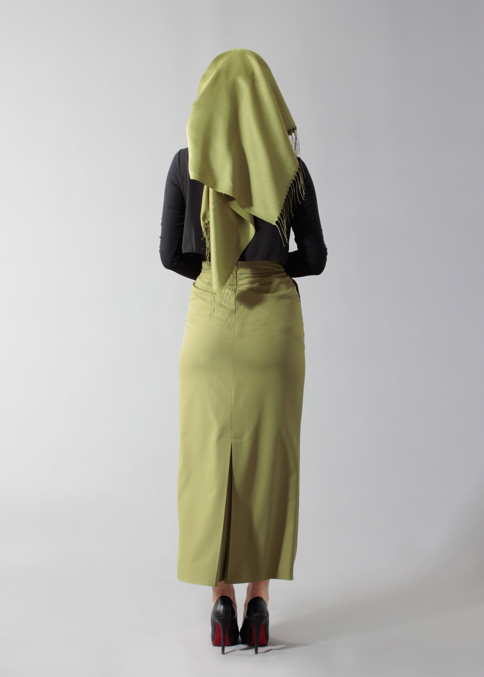 Tesettür giyim YEŞİL 6870 43658 Tesettür Etek 38/44 TEK38