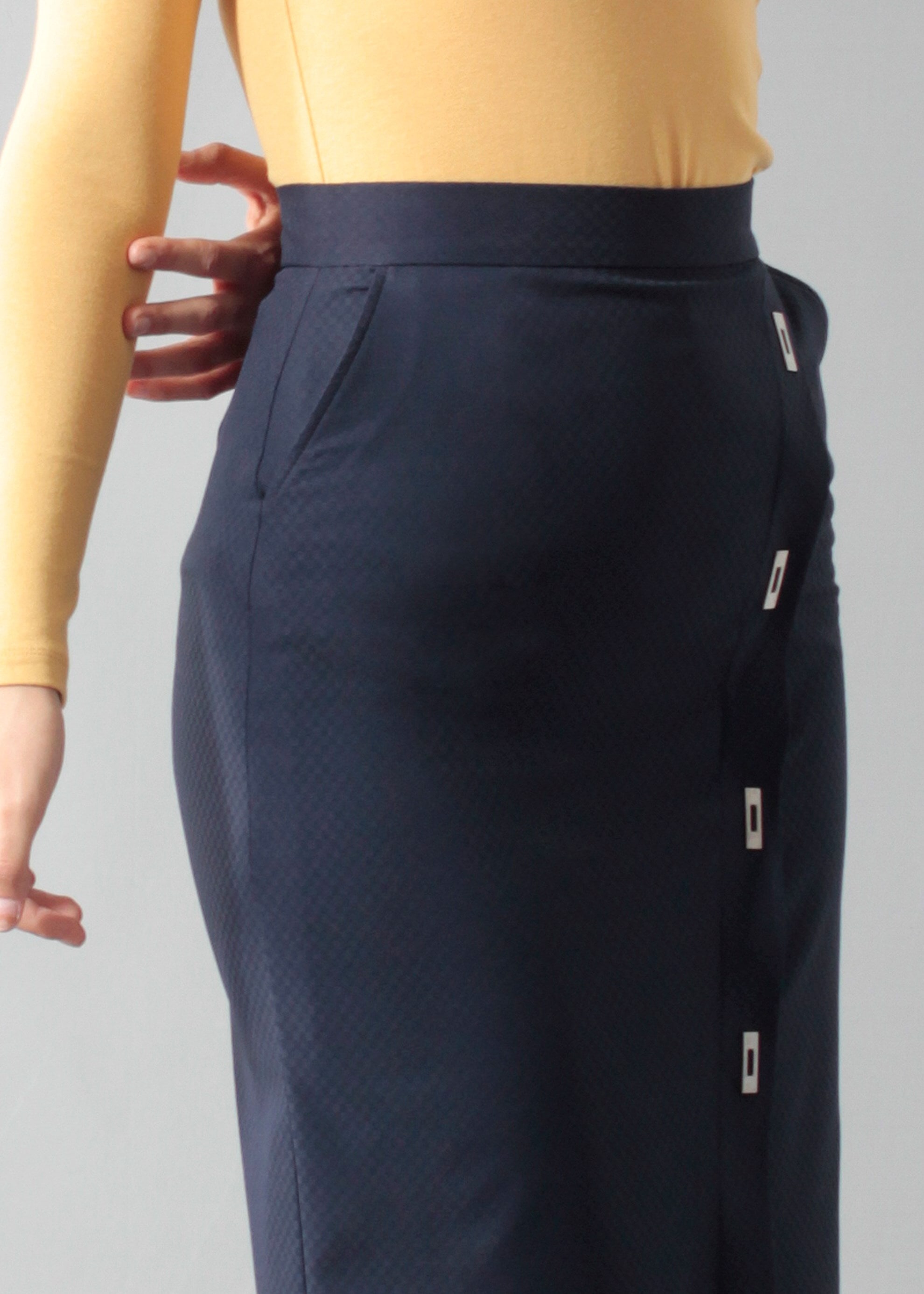 Tesettür giyim LACİVERT 6870 43658 Tesettür Etek 38/44 TEK38