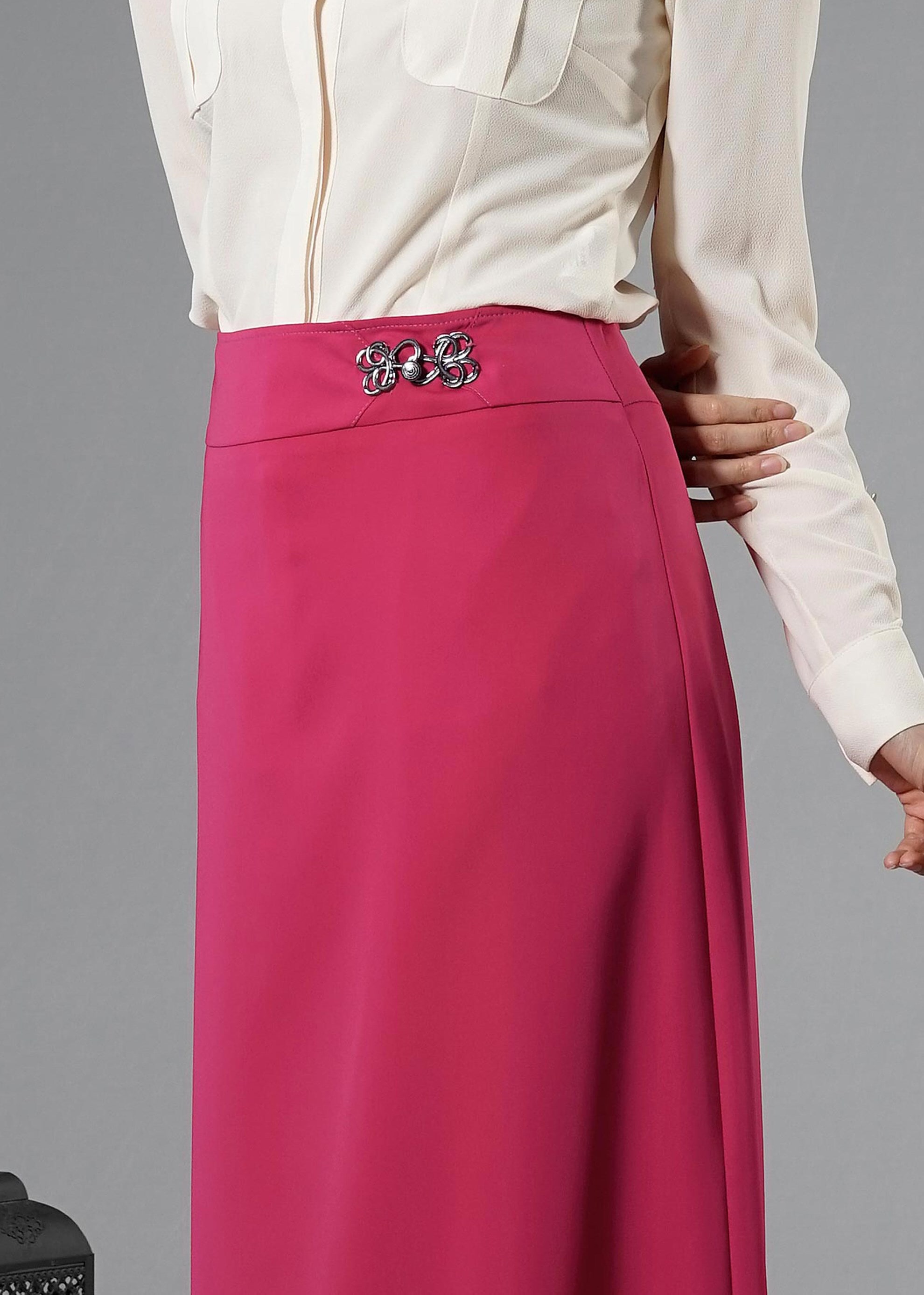 Tesettür giyim FUŞYA 6878 Elite Tesettür 11620 Etek 40/48 TEK38