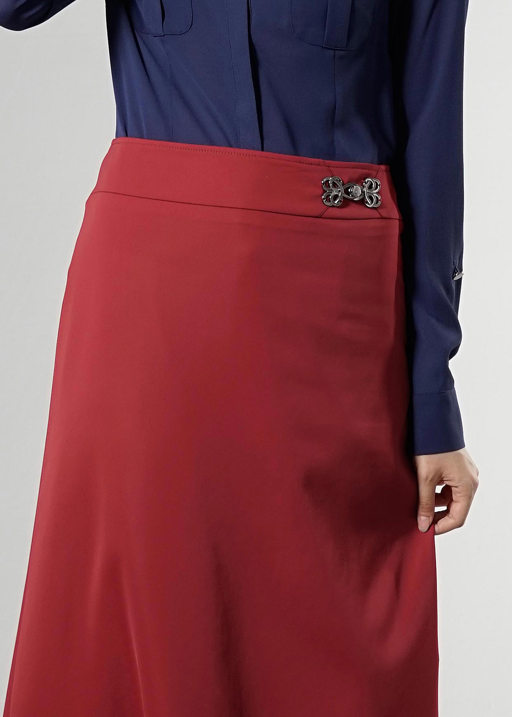 Tesettür giyim BORDO 6878 Elite Tesettür 11620 Etek 40/48 TEK38