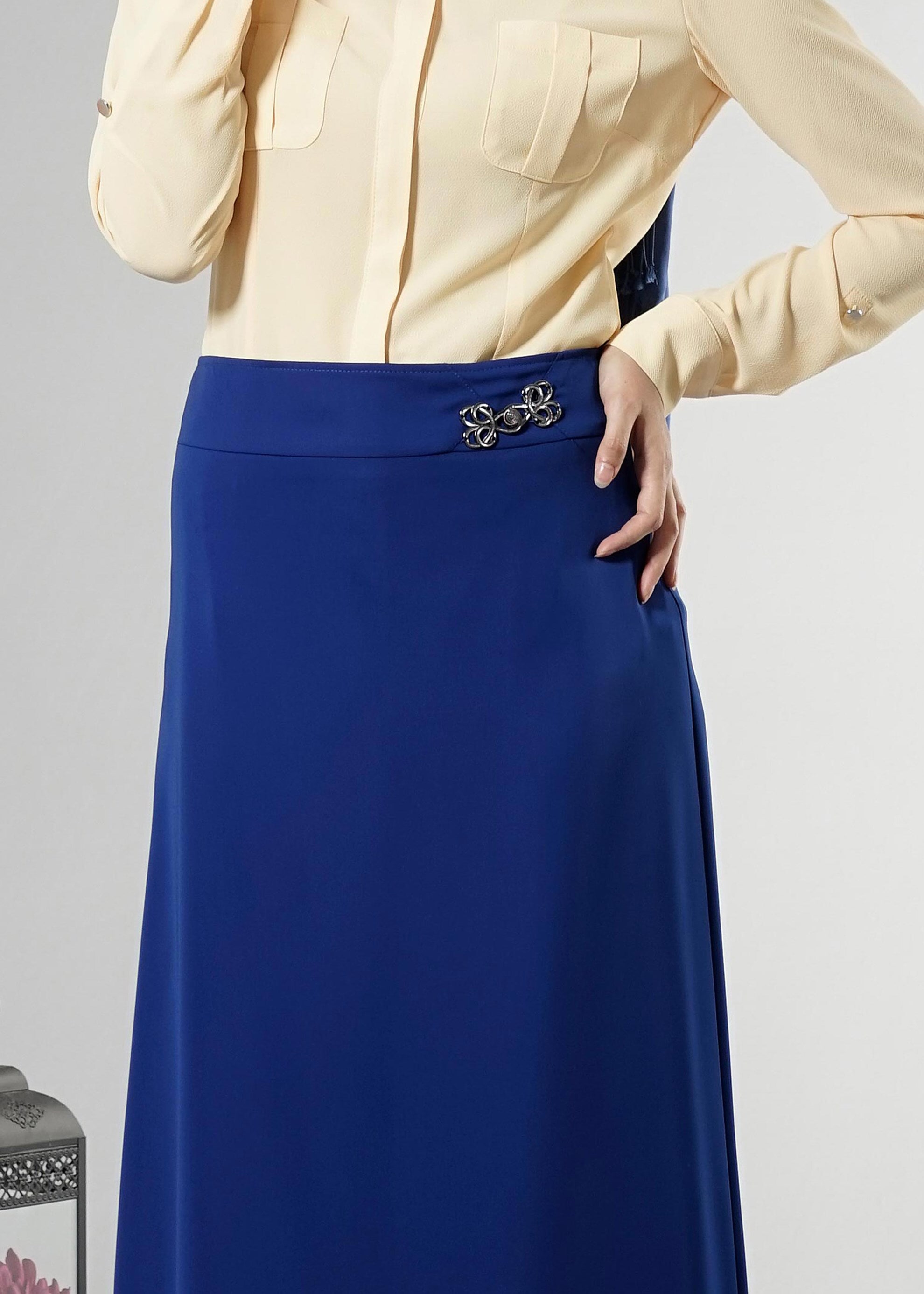 Tesettür giyim LACİVERT 6878 Elite Tesettür 11620 Etek 40/48 TEK38