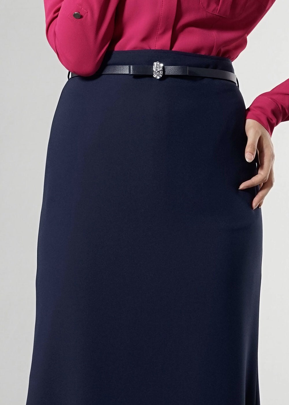 Tesettür giyim LACİVERT 6882 Camilia Tesettür Etek 36/44(38-40) TEK42