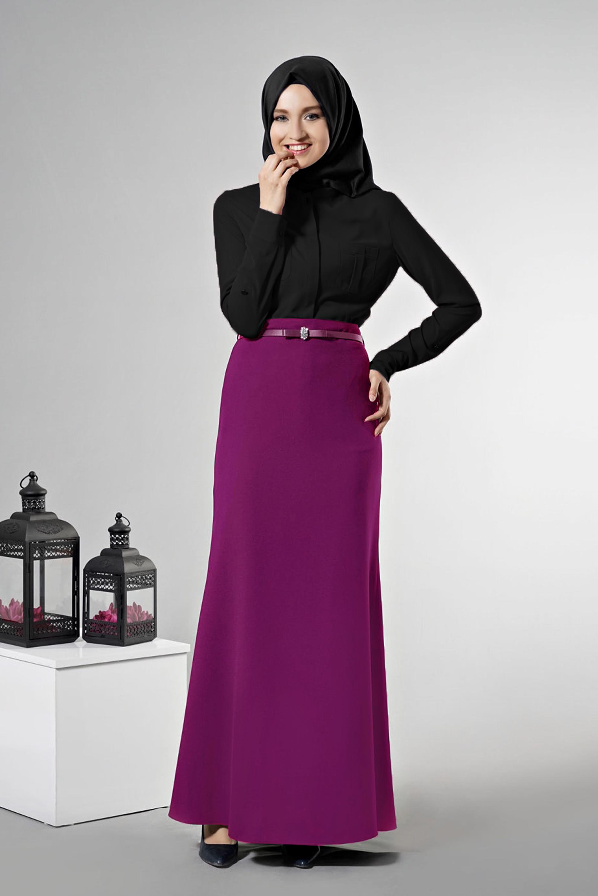 Tesettür giyim MOR 6882 Camilia Tesettür Etek 36/44(38-40) TEK42