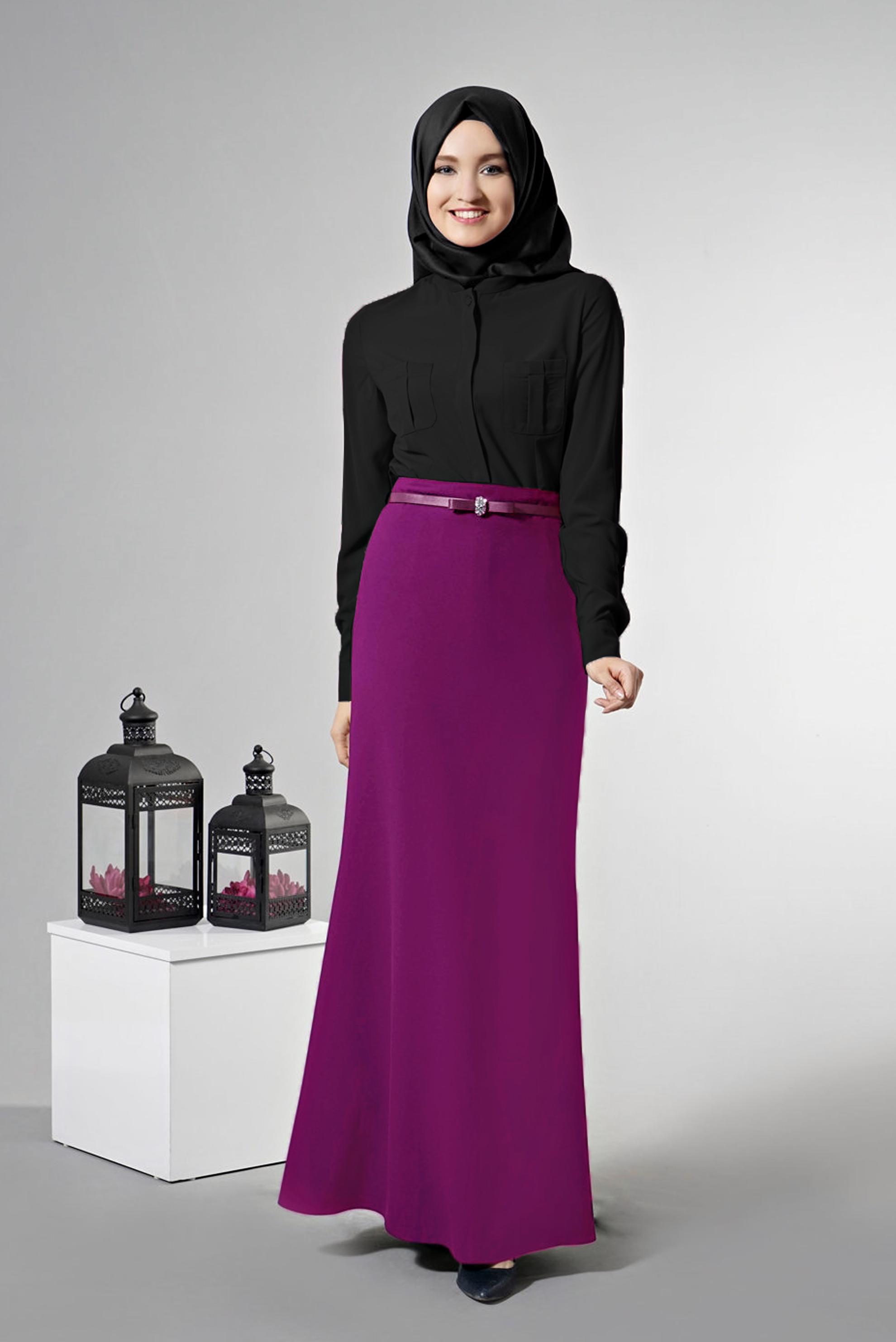Tesettür giyim MOR 6882 Camilia Tesettür Etek 36/44(38-40) TEK42